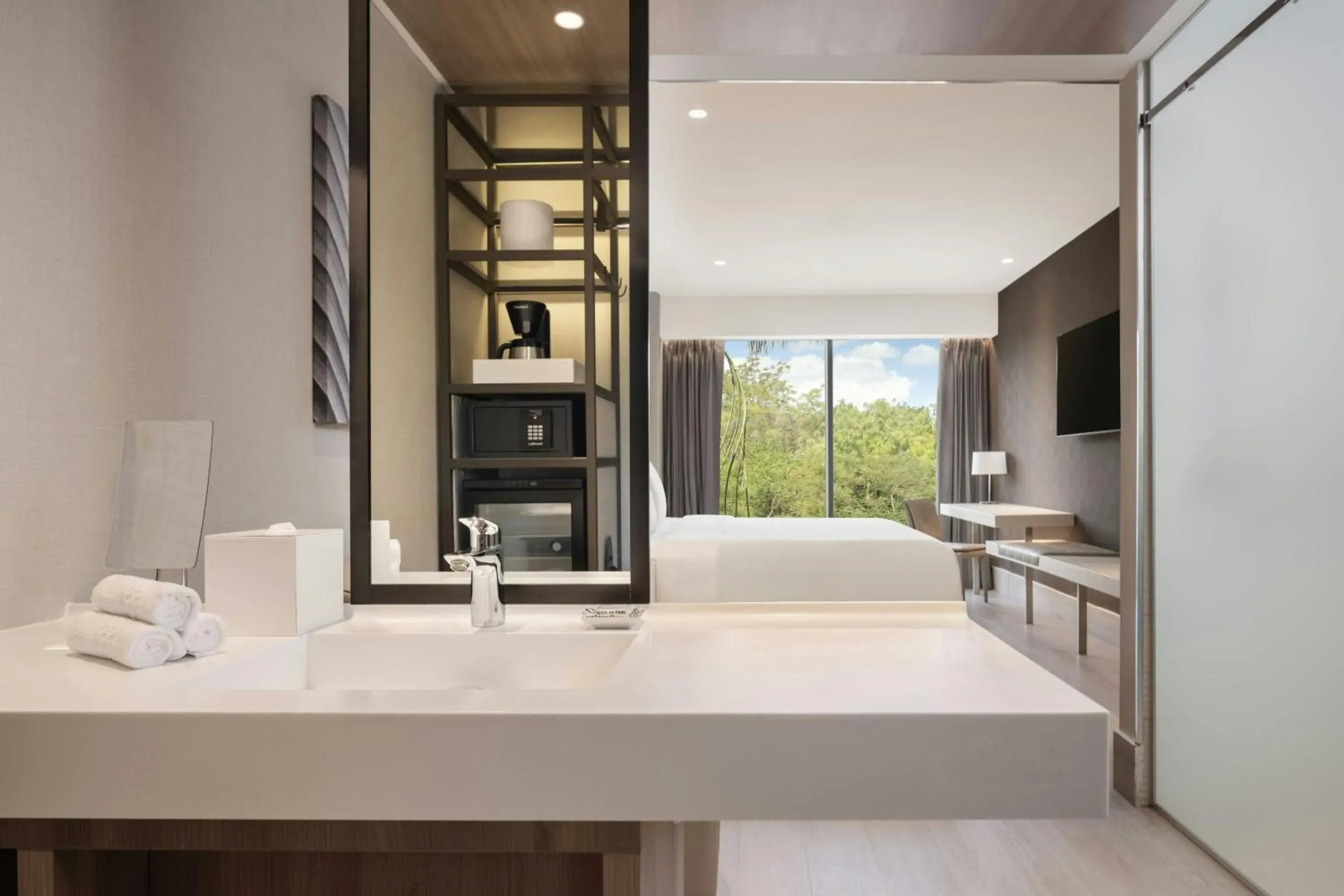 King Room with Sofa Bed and City View in AC Hotel by Marriott Santiago de los Caballeros King Room with Sofa Bed and City View in AC Hotel by Marriott Santiago de los Caballeros