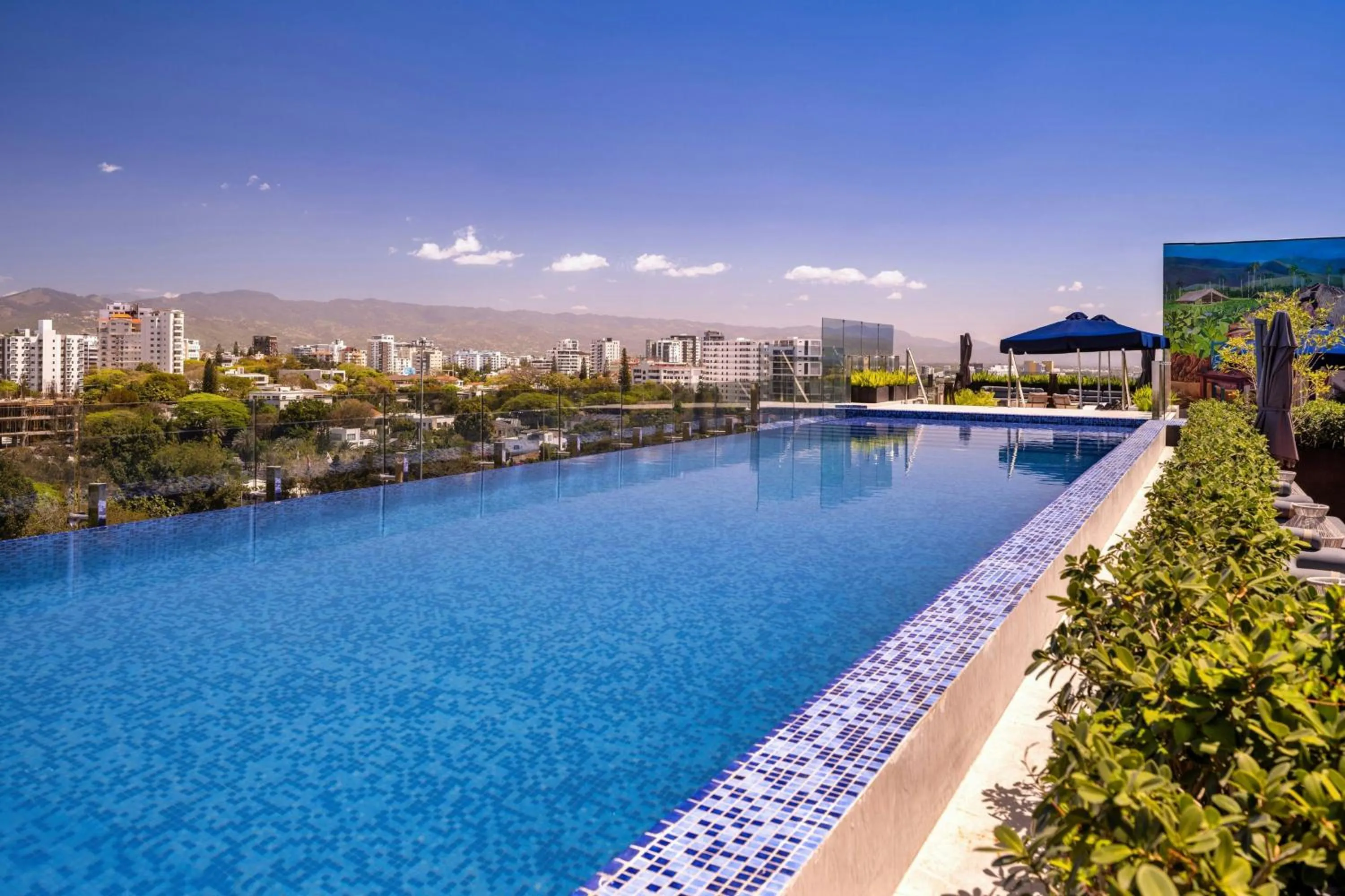 Swimming pool in AC Hotel by Marriott Santiago de los Caballeros