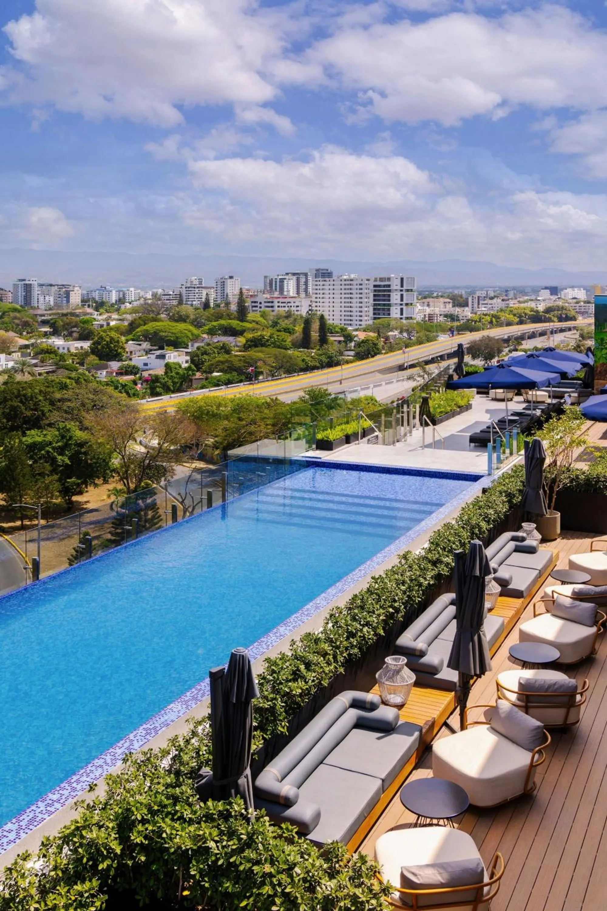 Swimming pool in AC Hotel by Marriott Santiago de los Caballeros