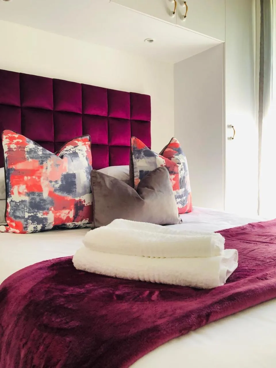 Bed in Sand River Guest House