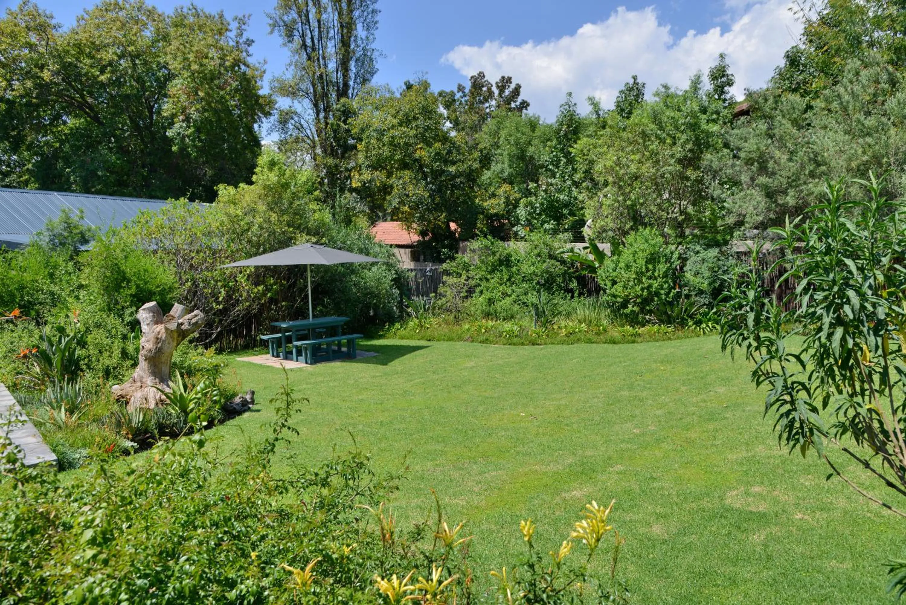 Garden in Sand River Guest House