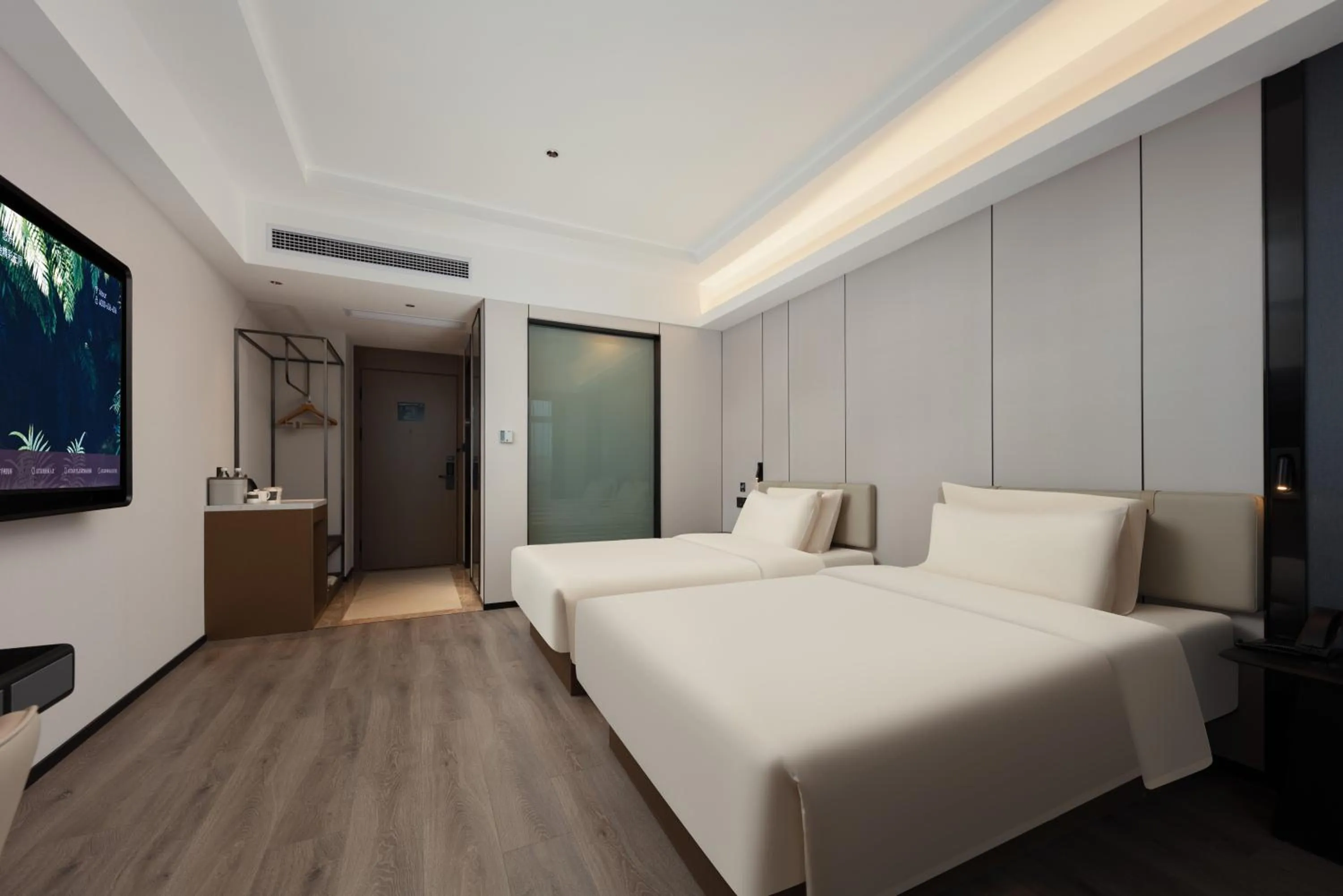 Bed in Atour X Hotel Shanghai Songjiang Ronglei East Road
