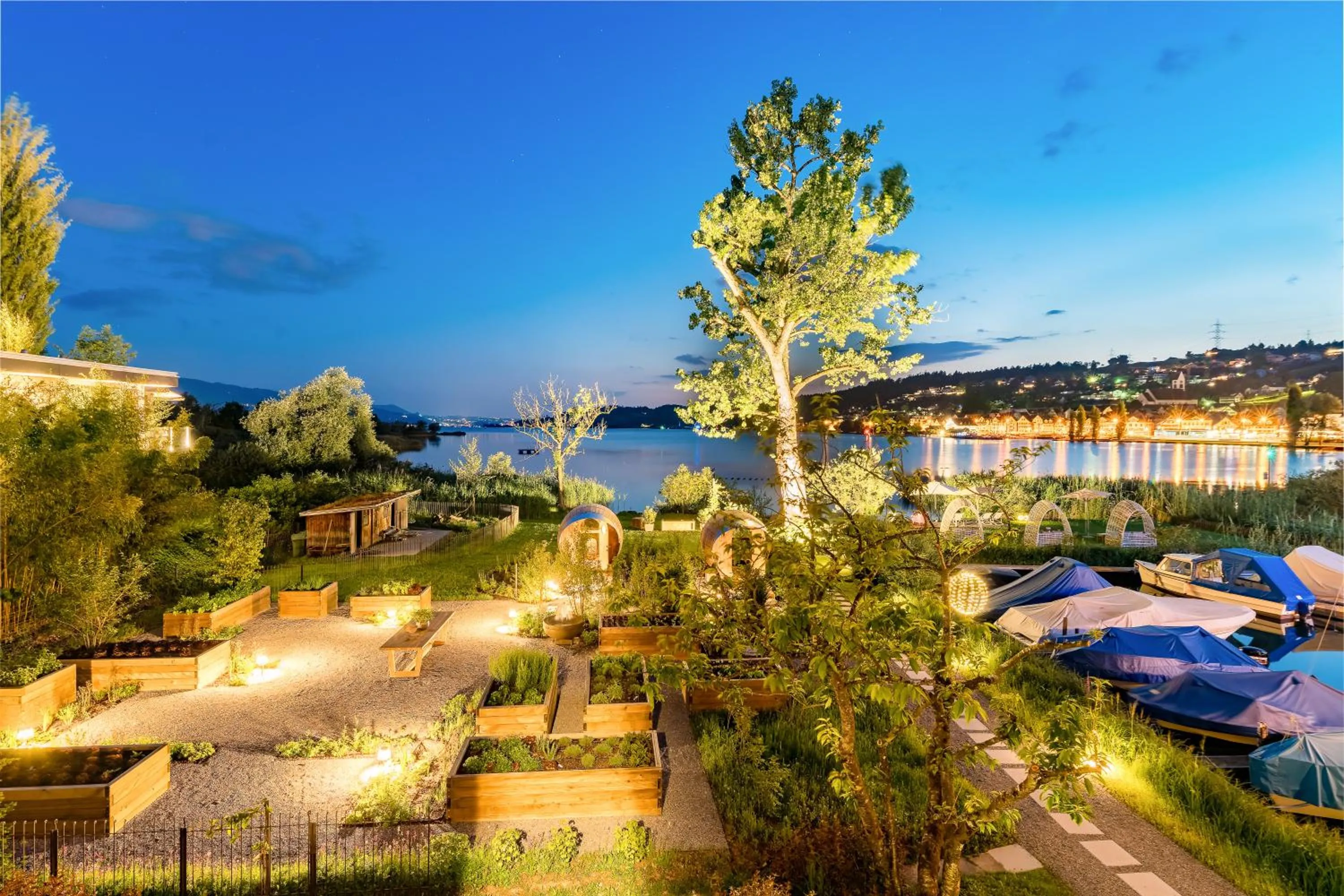 Natural landscape in Strandhotel Schmerikon
