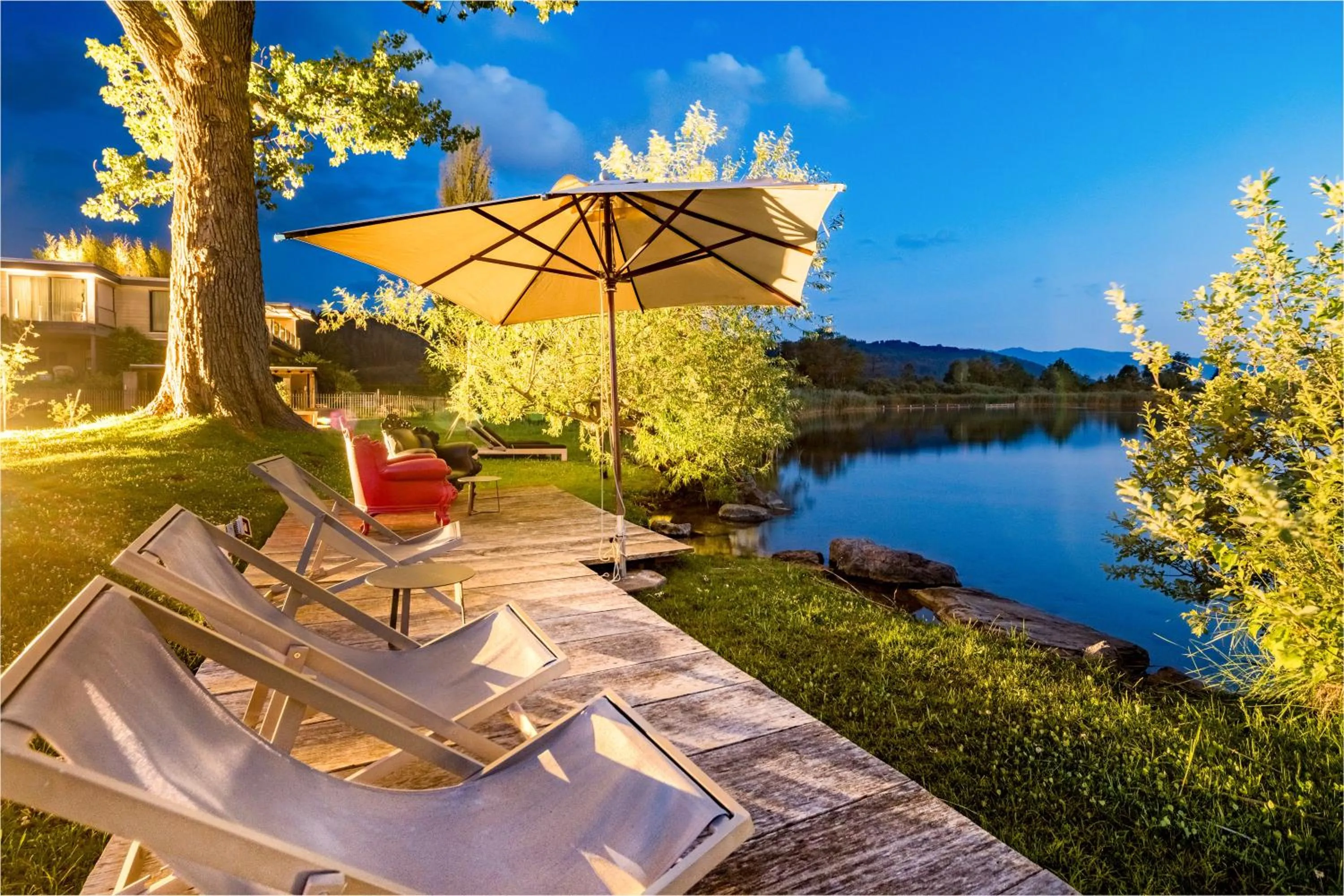 Natural landscape in Strandhotel Schmerikon