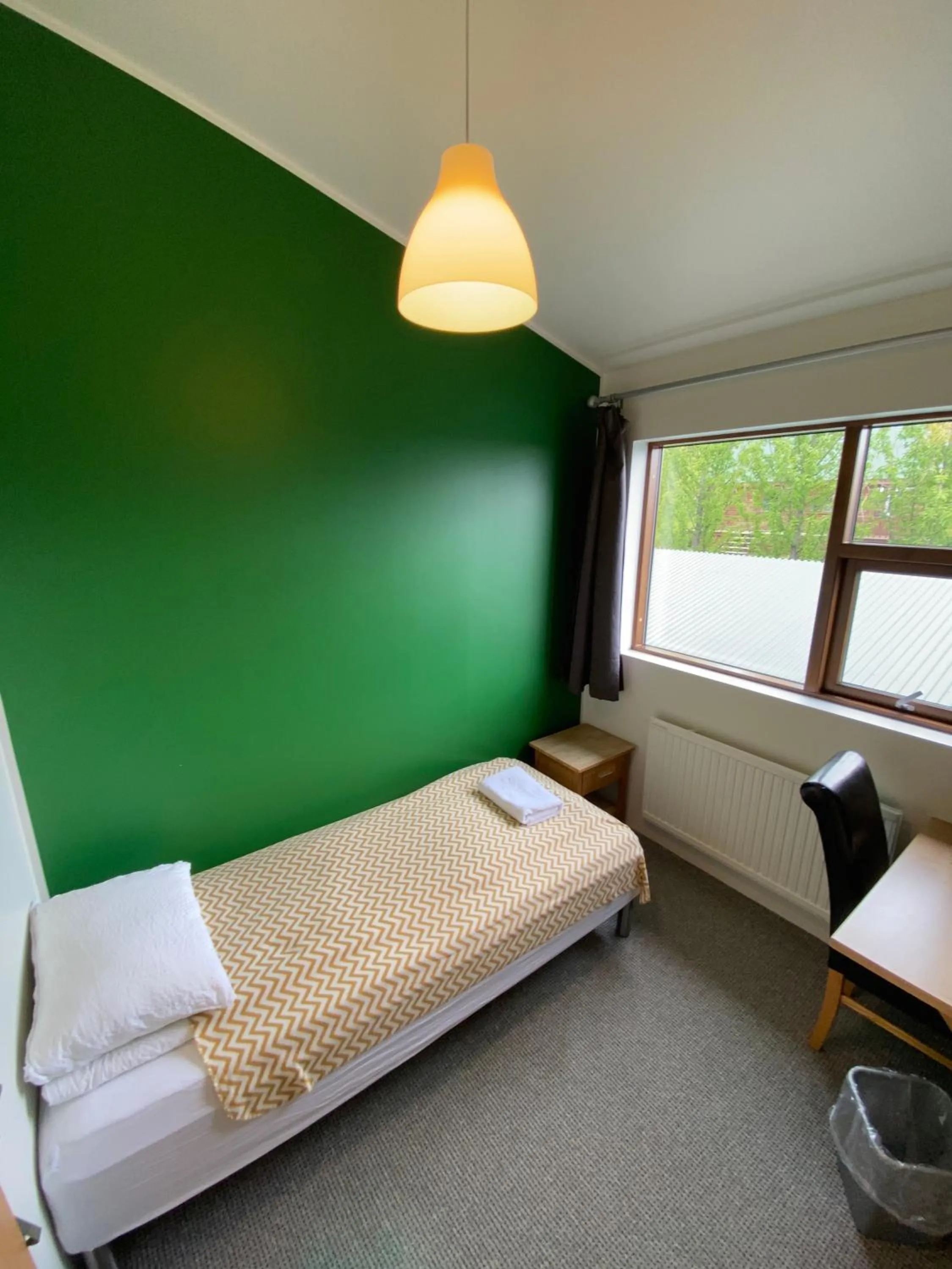 Bed in Hörgsland Guesthouse