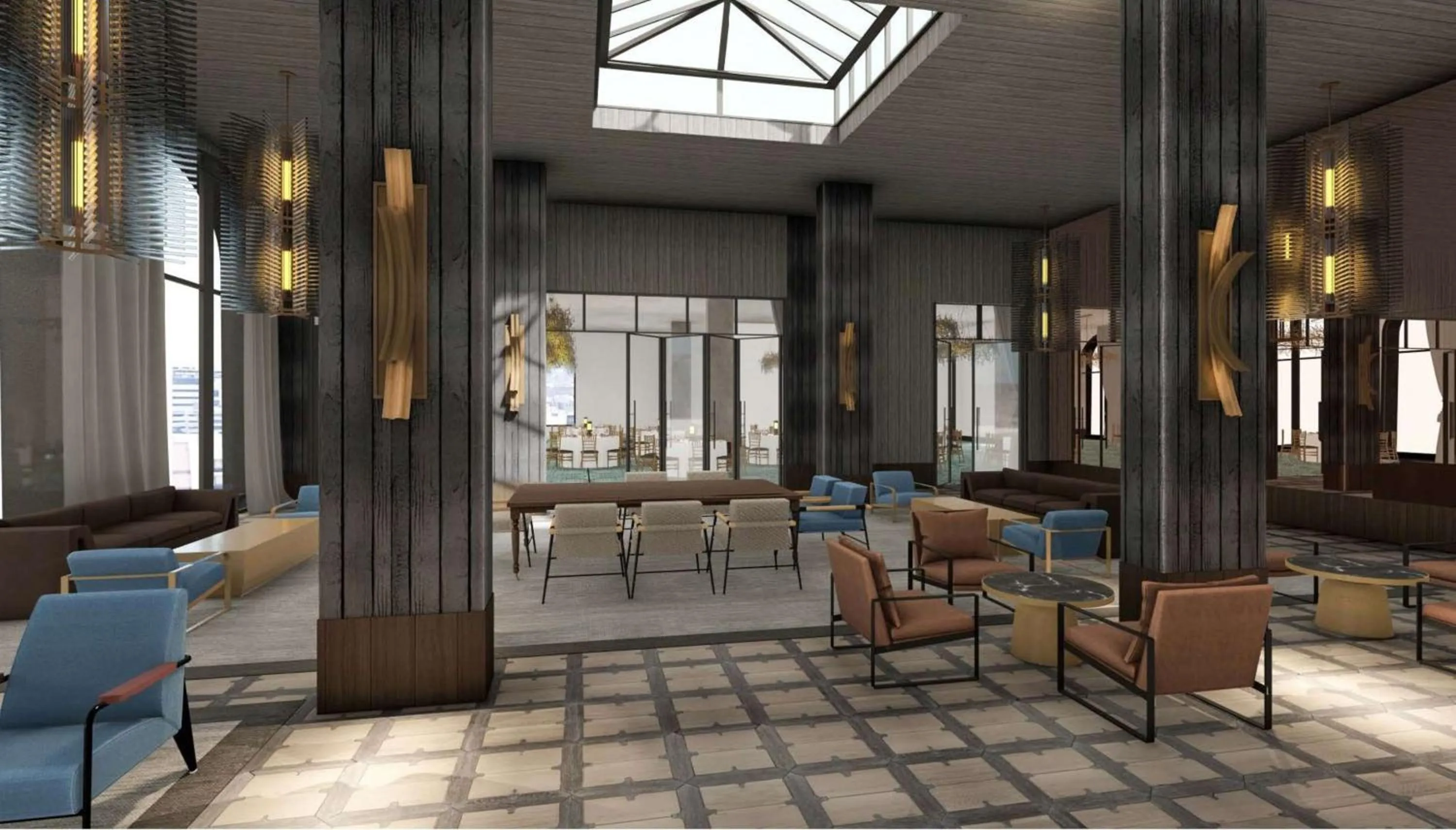 Lobby or reception in Hotel Bourre Bonne Louisville, Curio Collection by Hilton