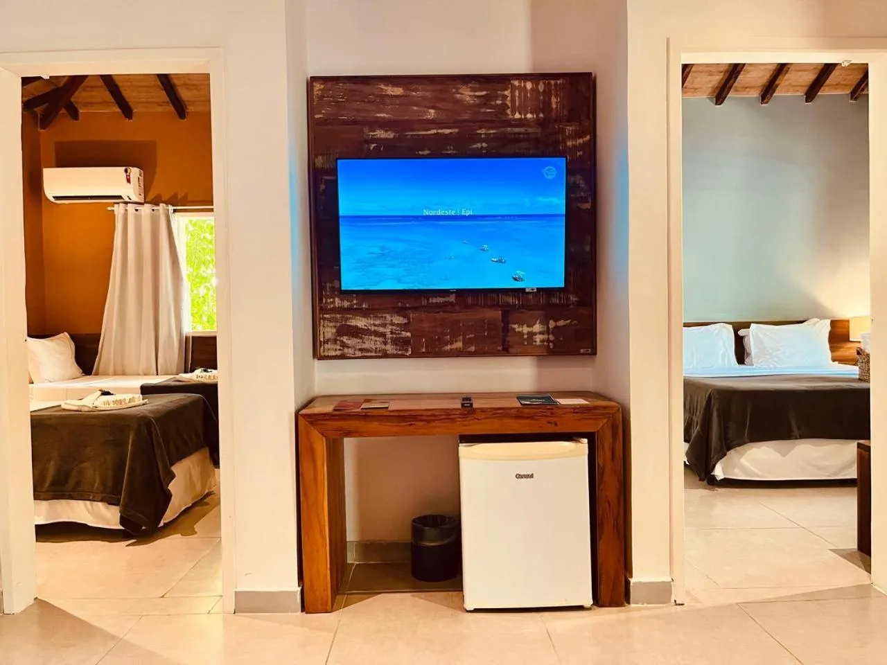 Living room, Bed in Angá Beach Hotel