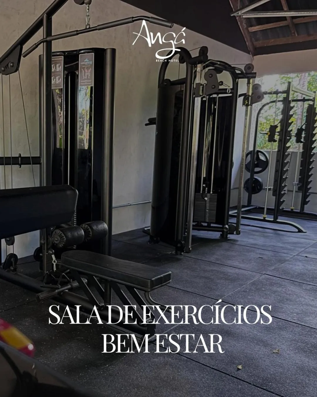 Fitness centre/facilities in Angá Beach Hotel