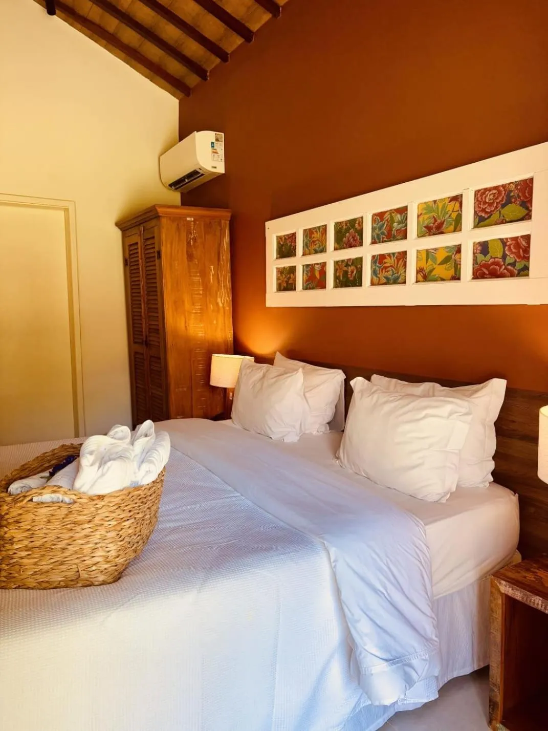 Bed in Angá Beach Hotel