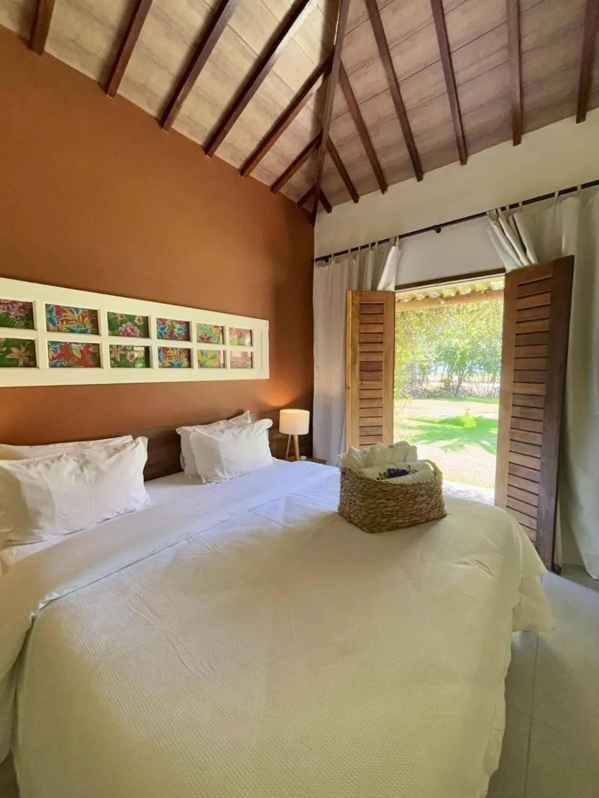 Bed in Angá Beach Hotel