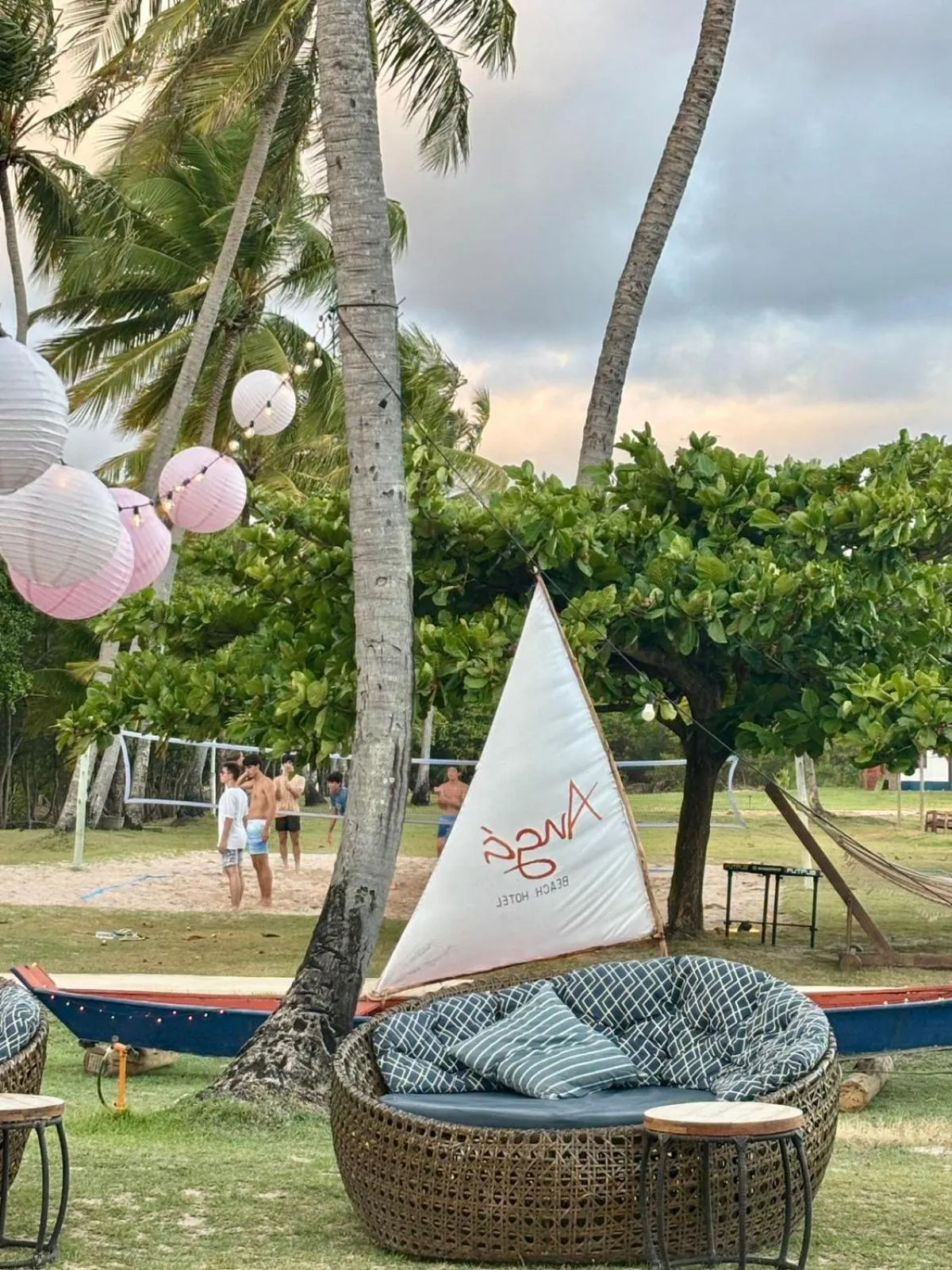 Garden in Angá Beach Hotel