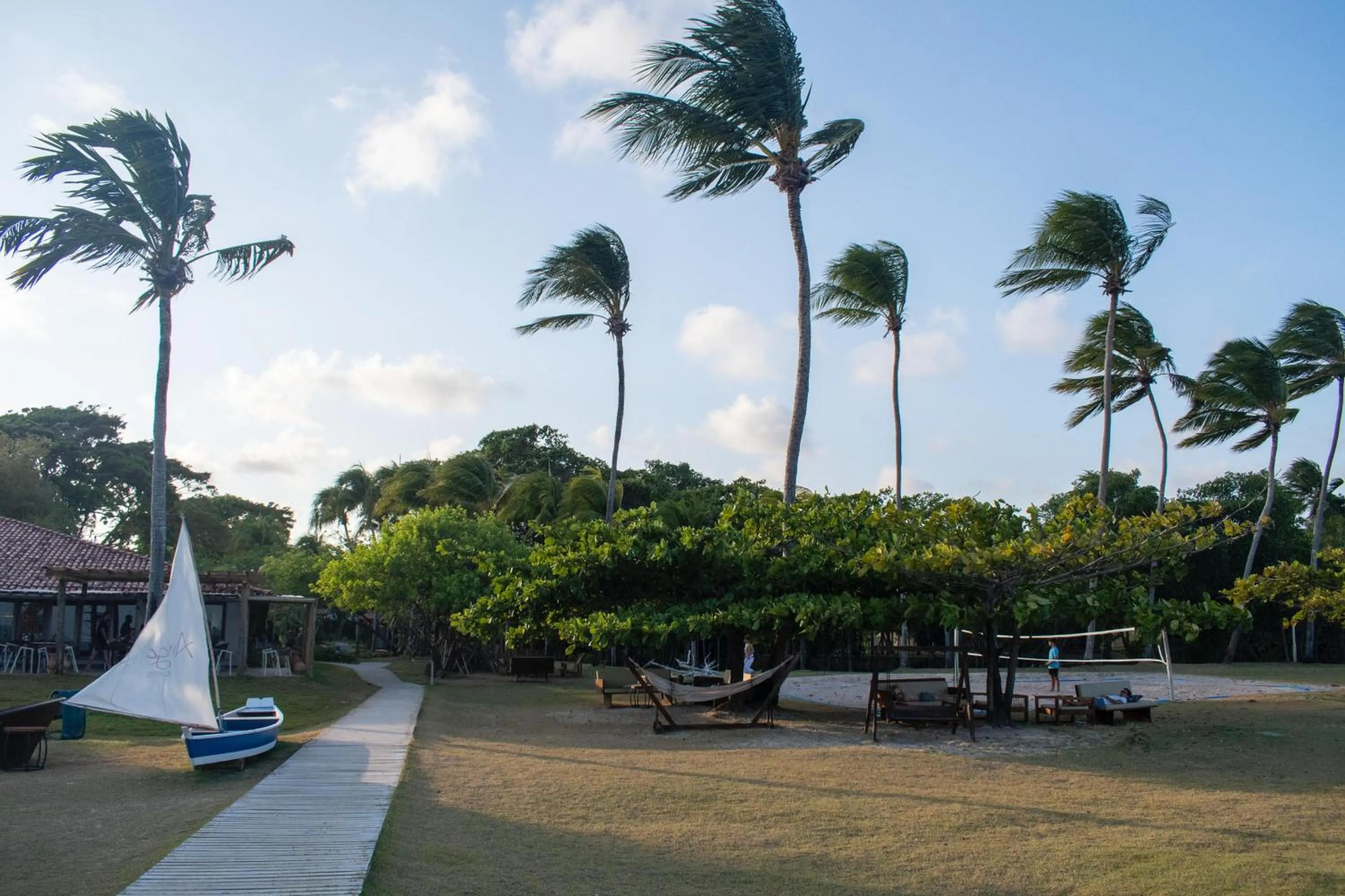 Garden in Angá Beach Hotel