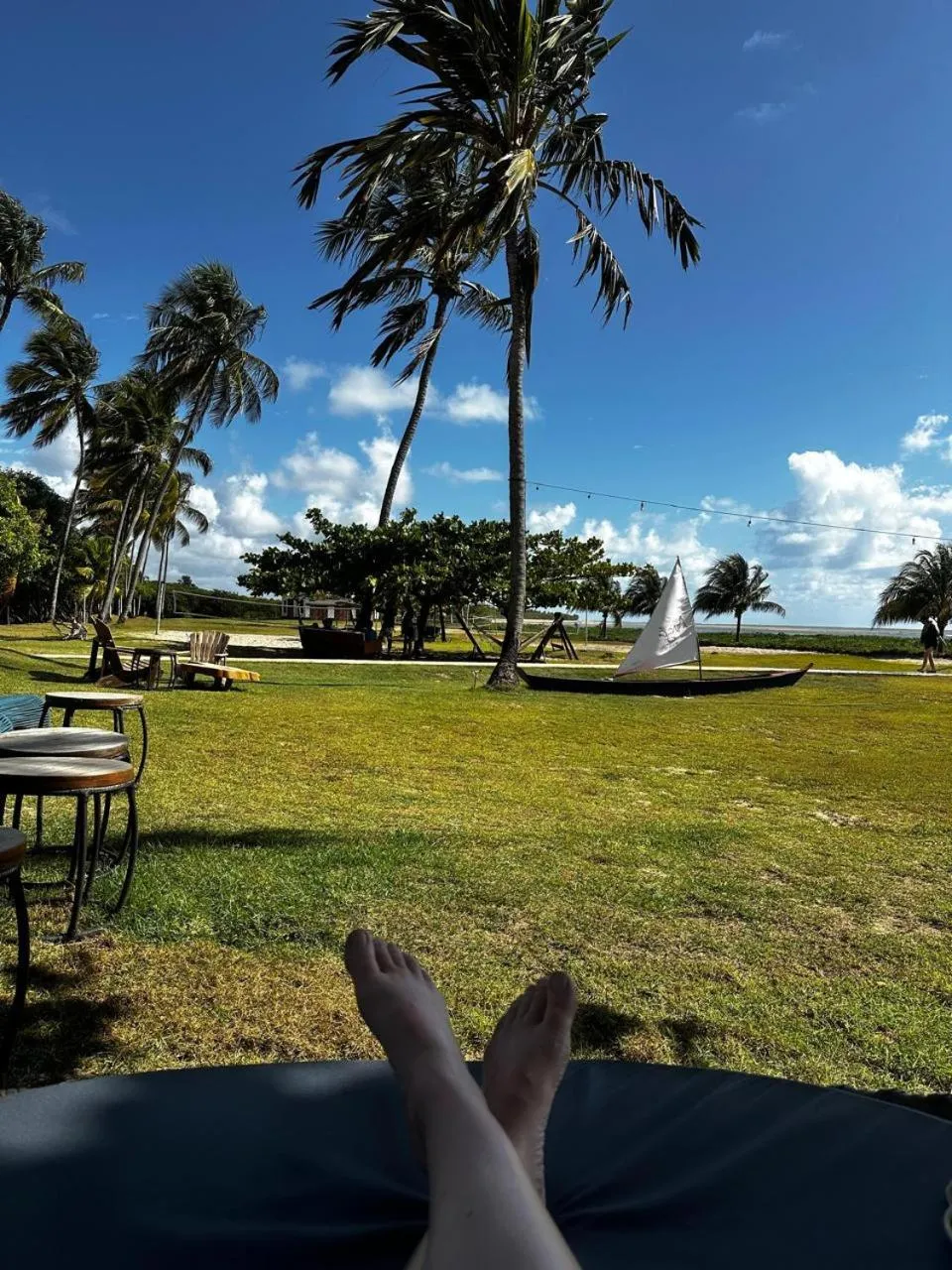 Garden in Angá Beach Hotel