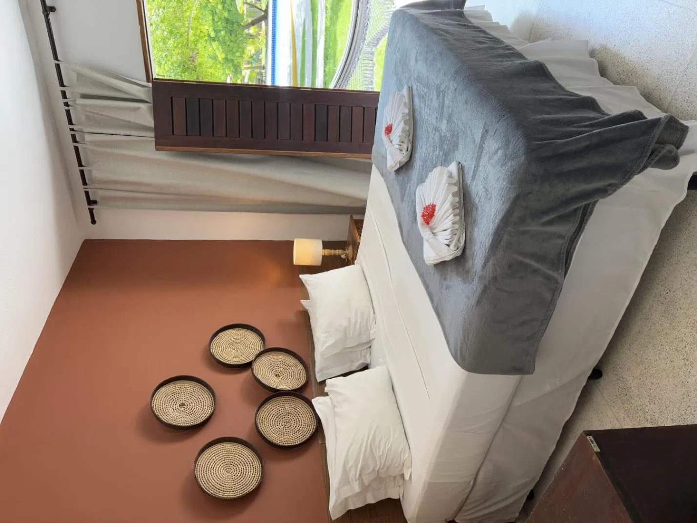 Bed in Angá Beach Hotel