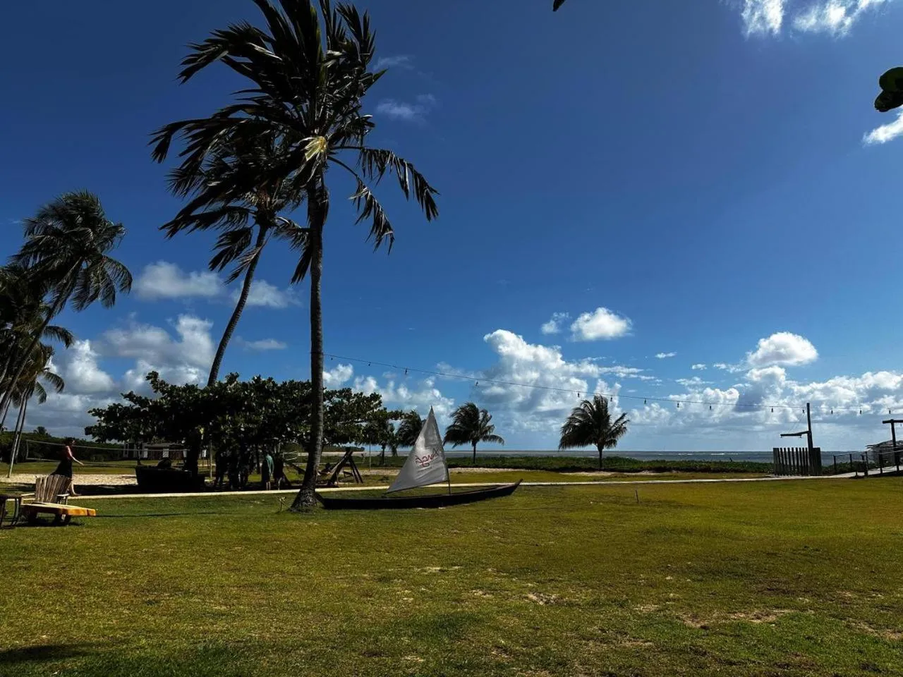 Garden in Angá Beach Hotel