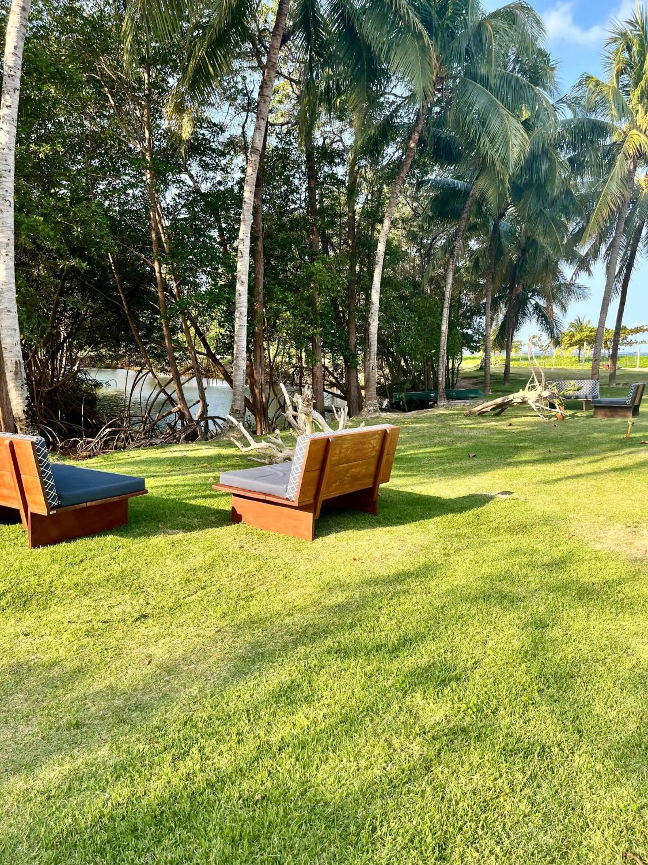 Garden in Angá Beach Hotel