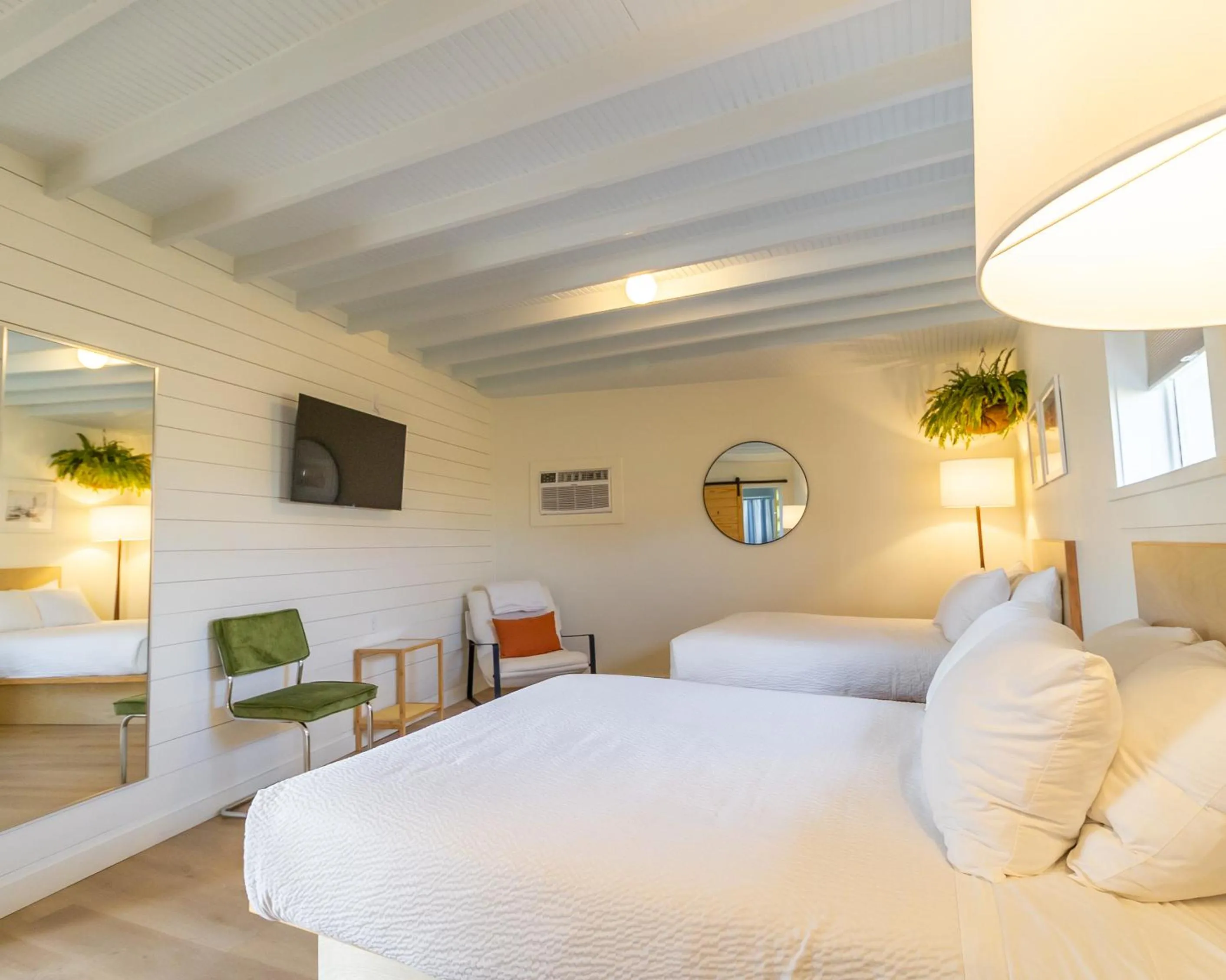 Bed in Driftwood Motel