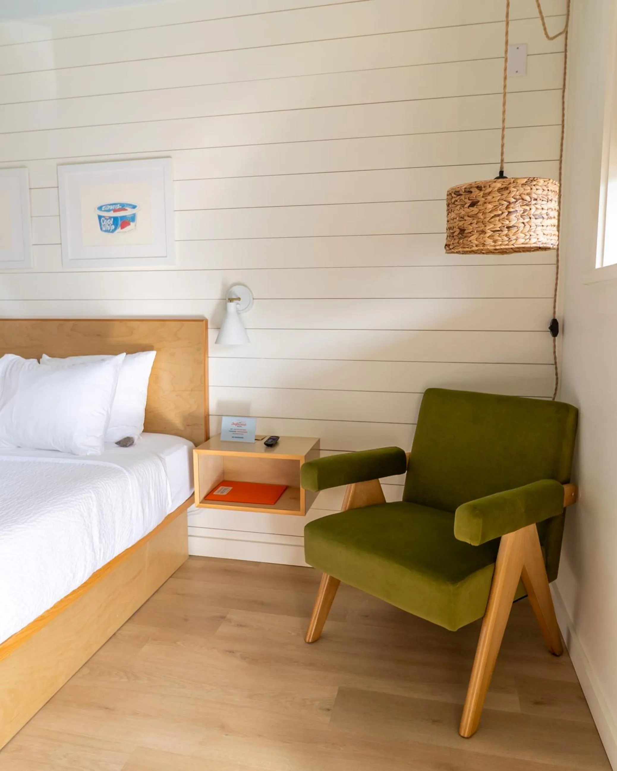 Bed in Driftwood Motel