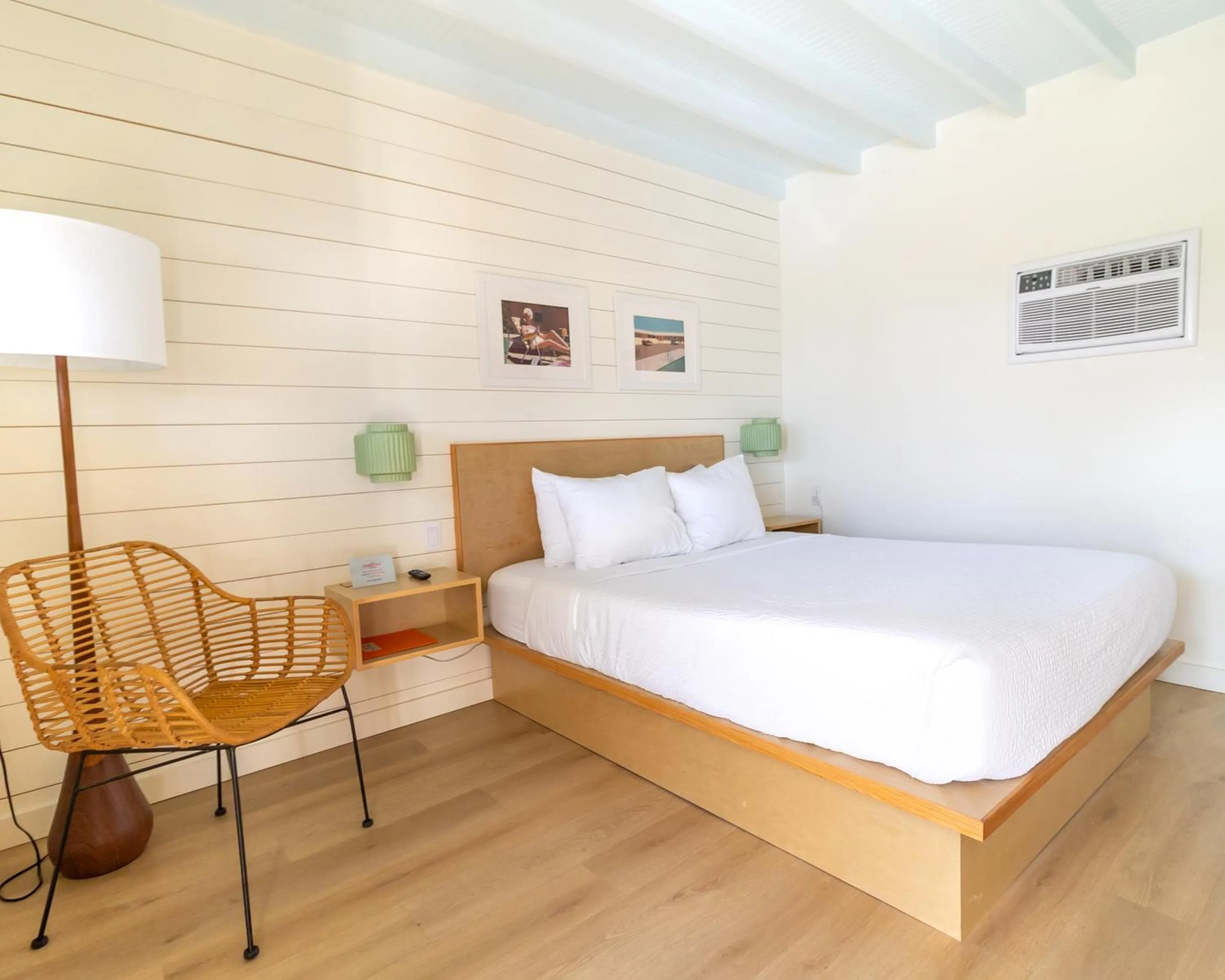 Bed in Driftwood Motel