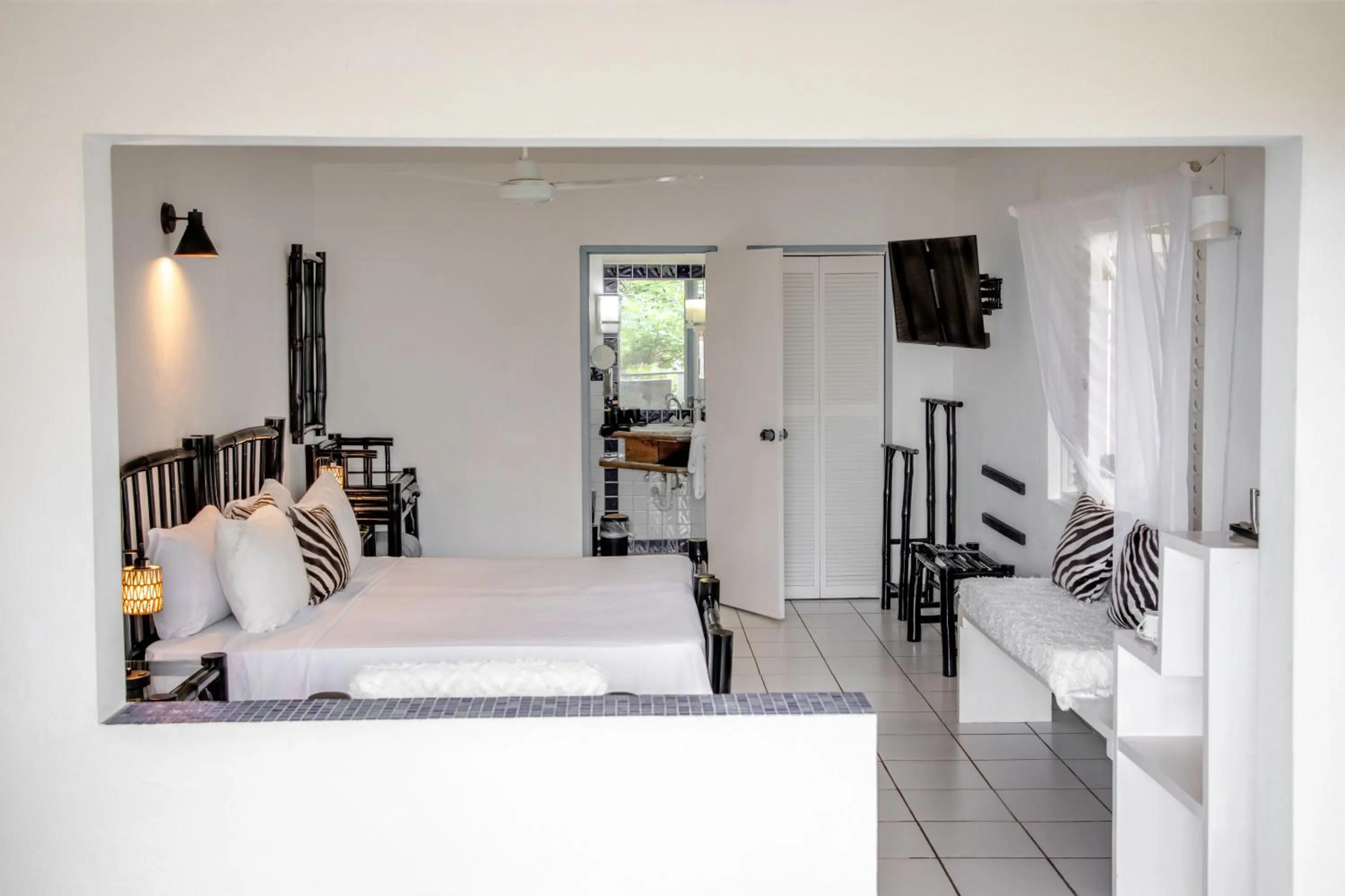 Bed in LF Jungle Retreat