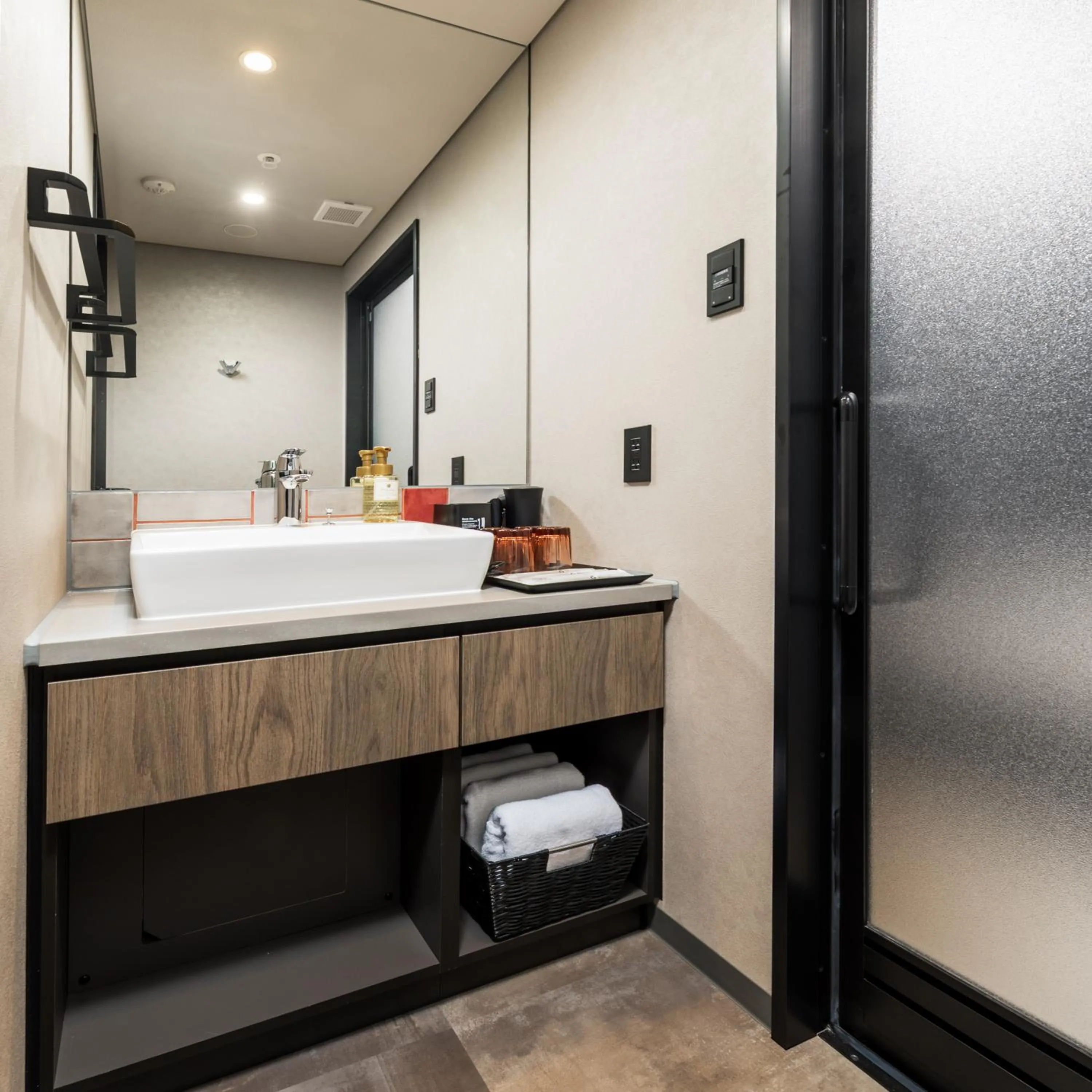 Bathroom in &Here OSAKA NAMBA