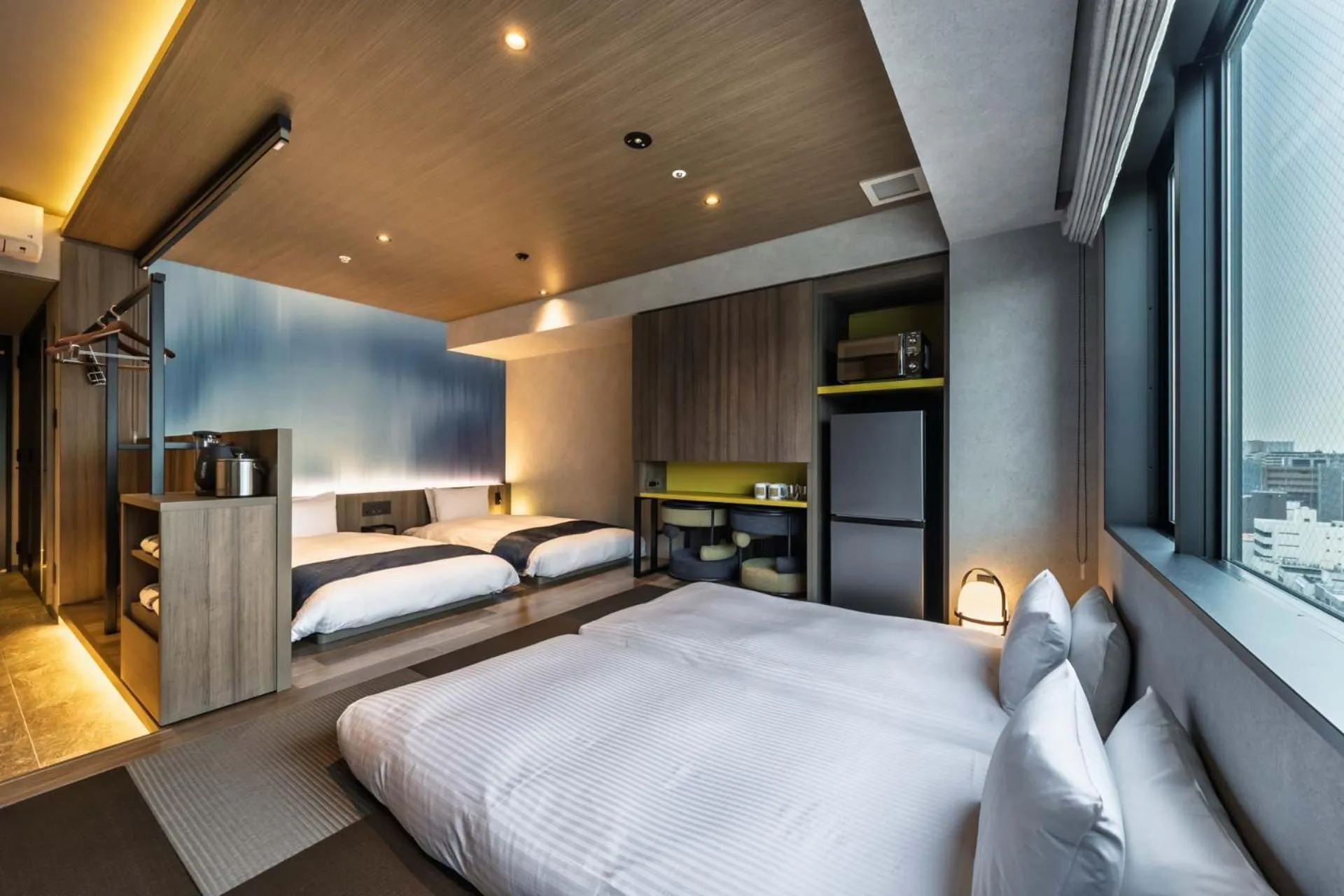 Photo of the whole room, Bed in &Here OSAKA NAMBA