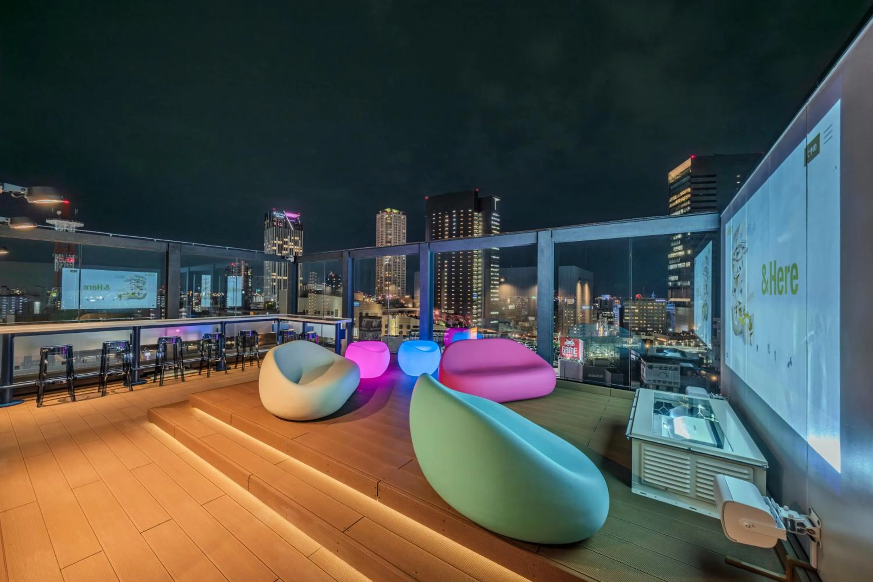 Balcony/Terrace in &Here OSAKA NAMBA