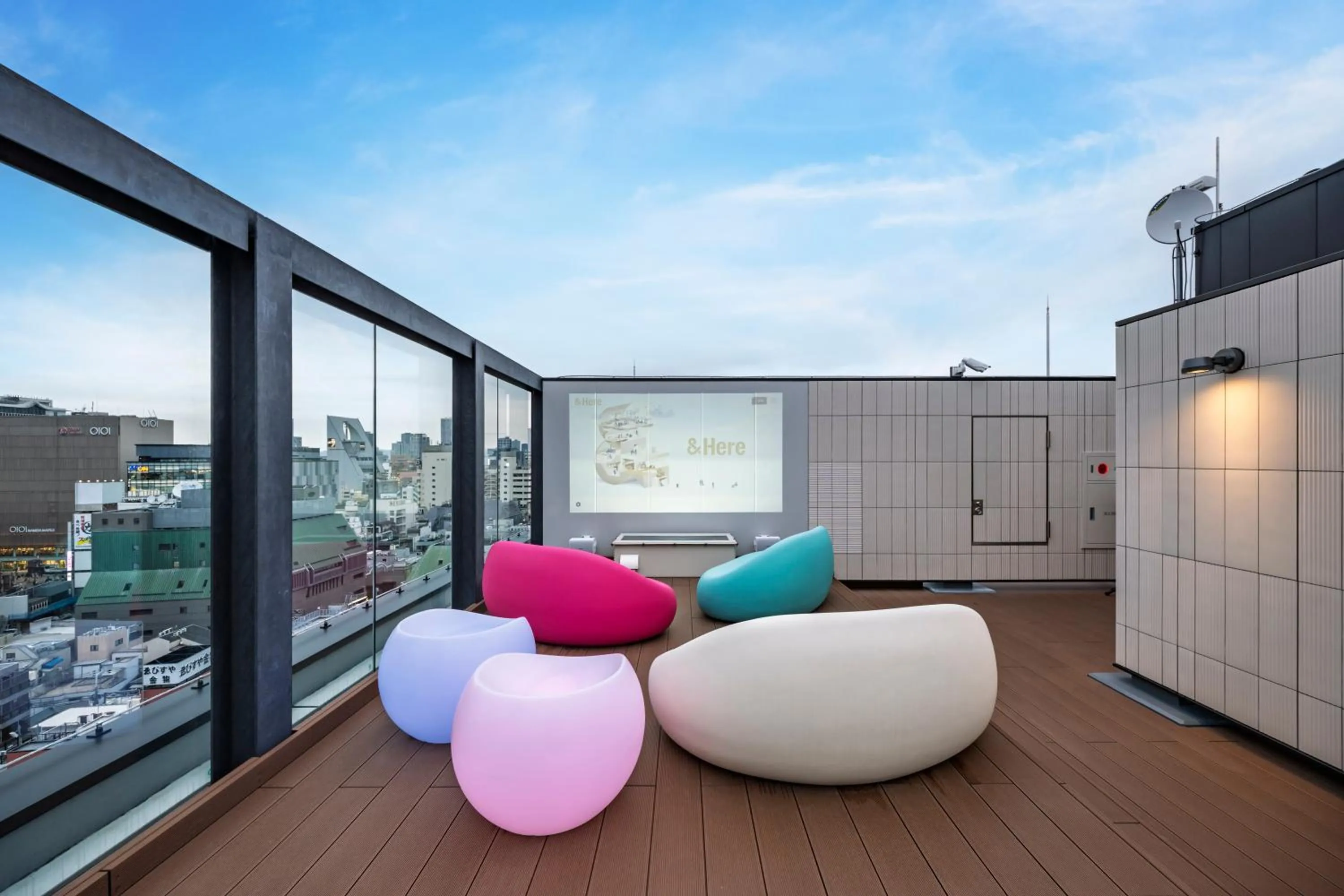 Balcony/Terrace in &Here OSAKA NAMBA