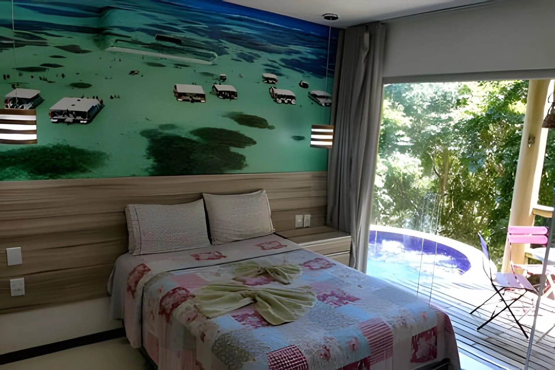 Bed in Villas do Pratagy