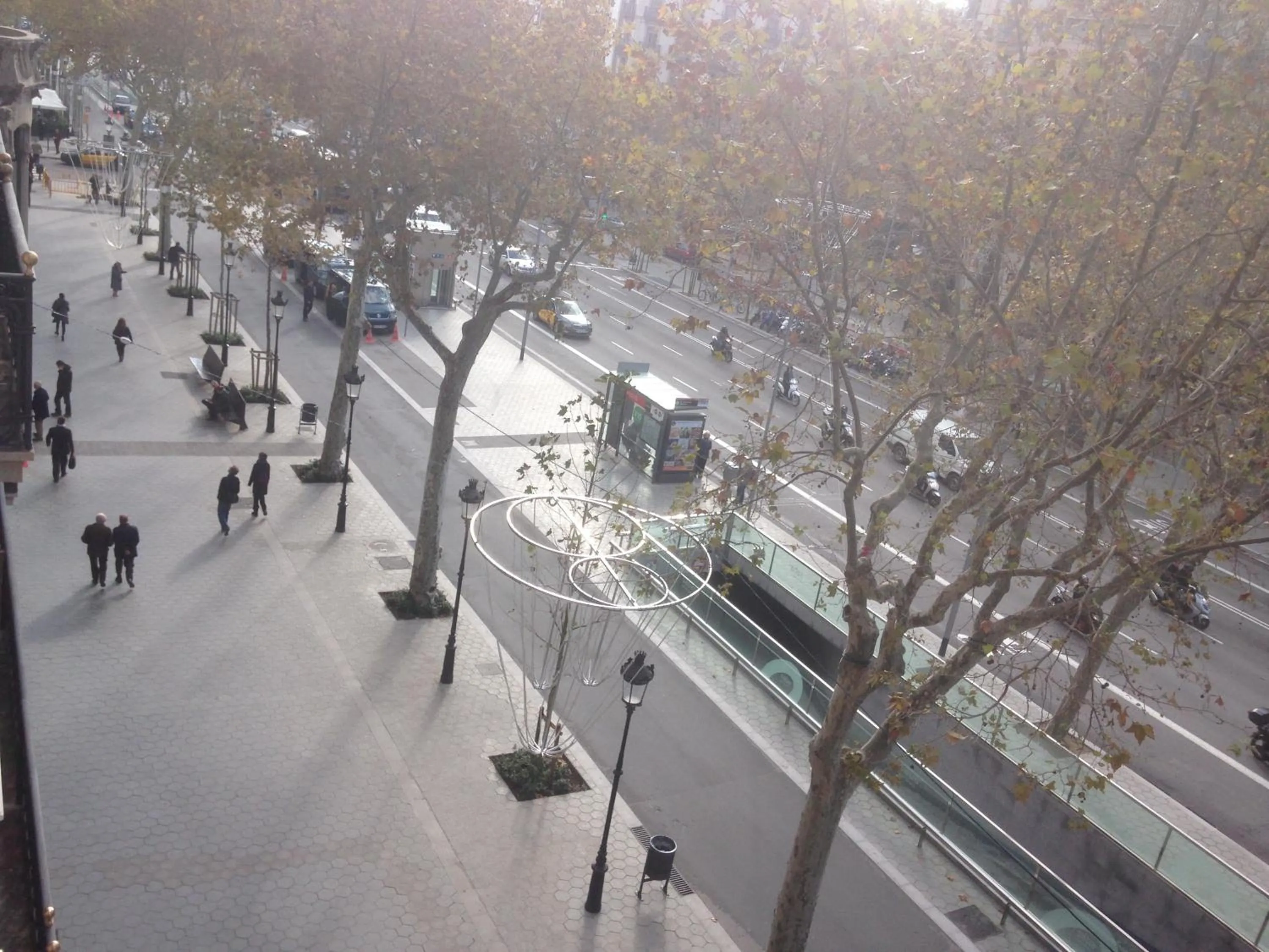 View (from property/room) in Hostalin Barcelona Passeig de Gracia