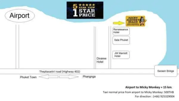 Micky Monkey Beach Hotel Phuket Maikhao Thailand