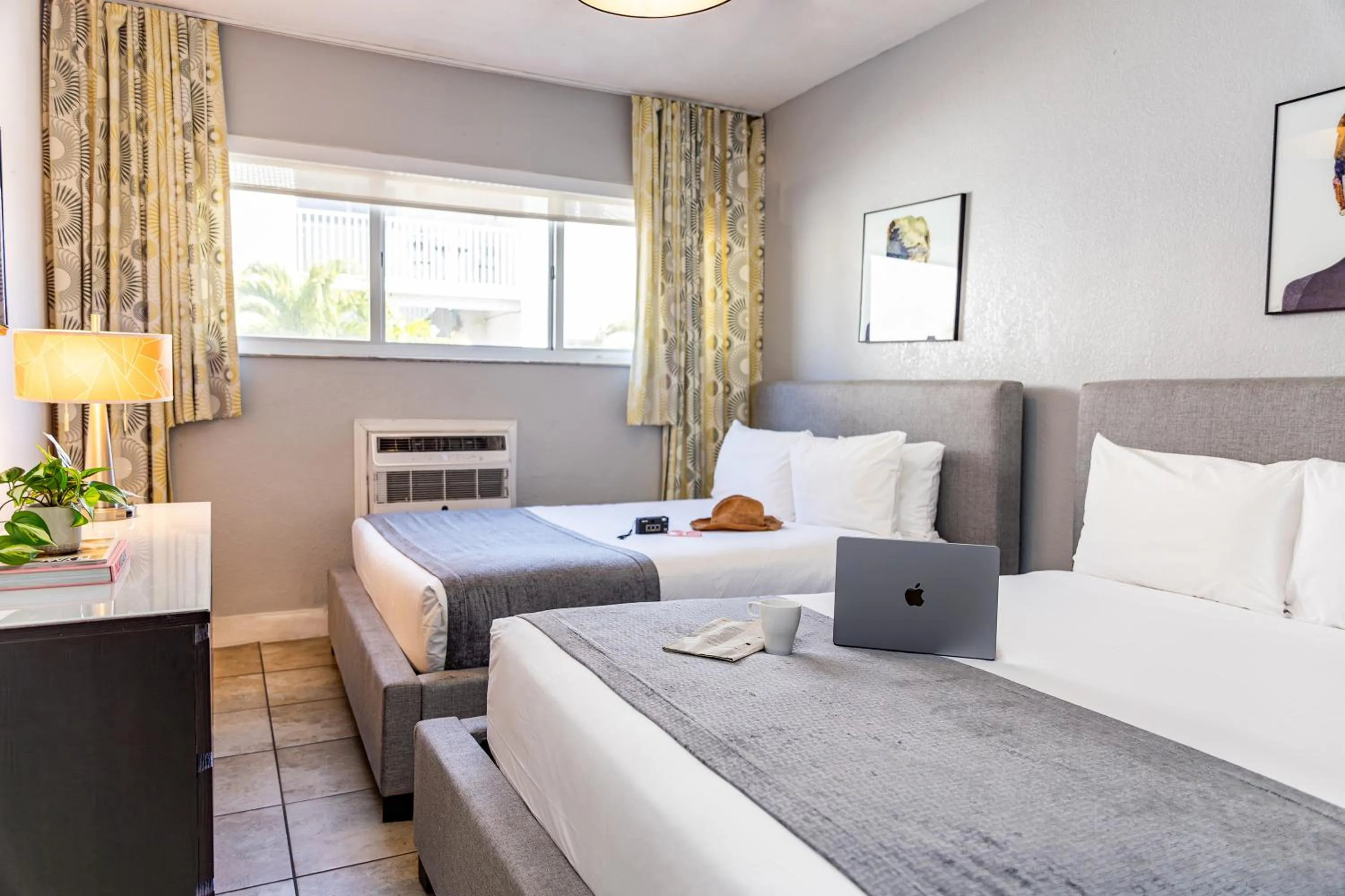 Bed in Beachside All Suites Hotel