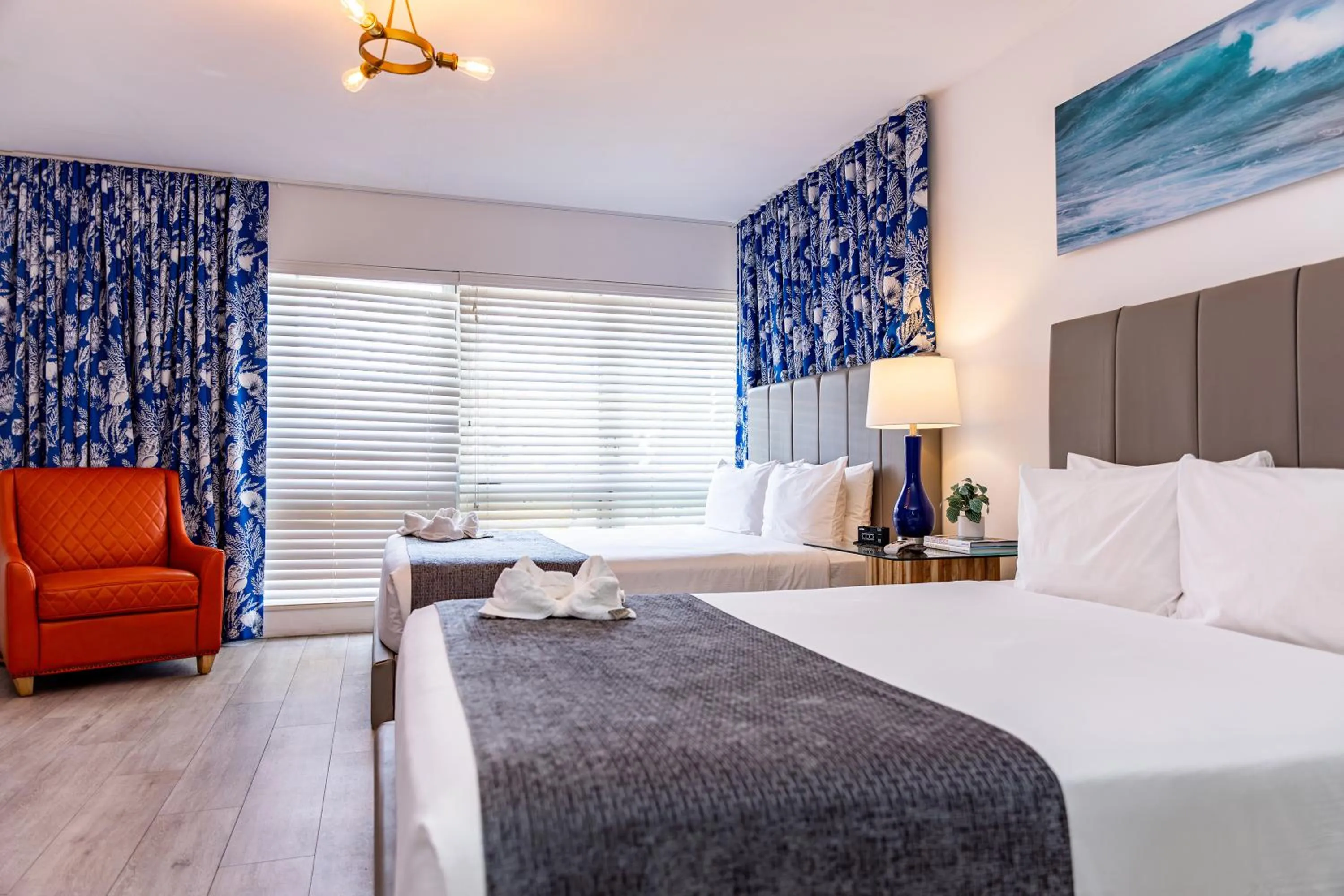 Bed in Beachside All Suites Hotel