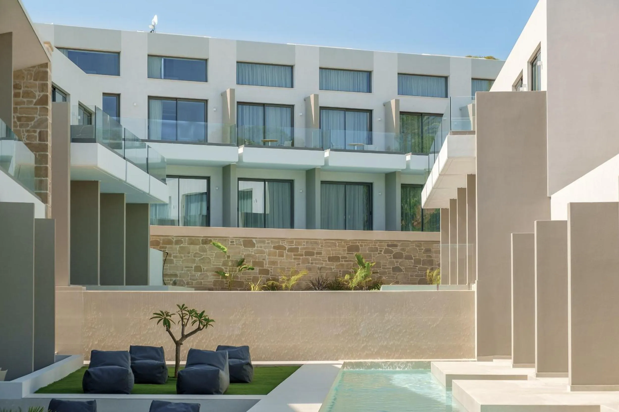 Balcony/Terrace in Phos Hotel Adults Only