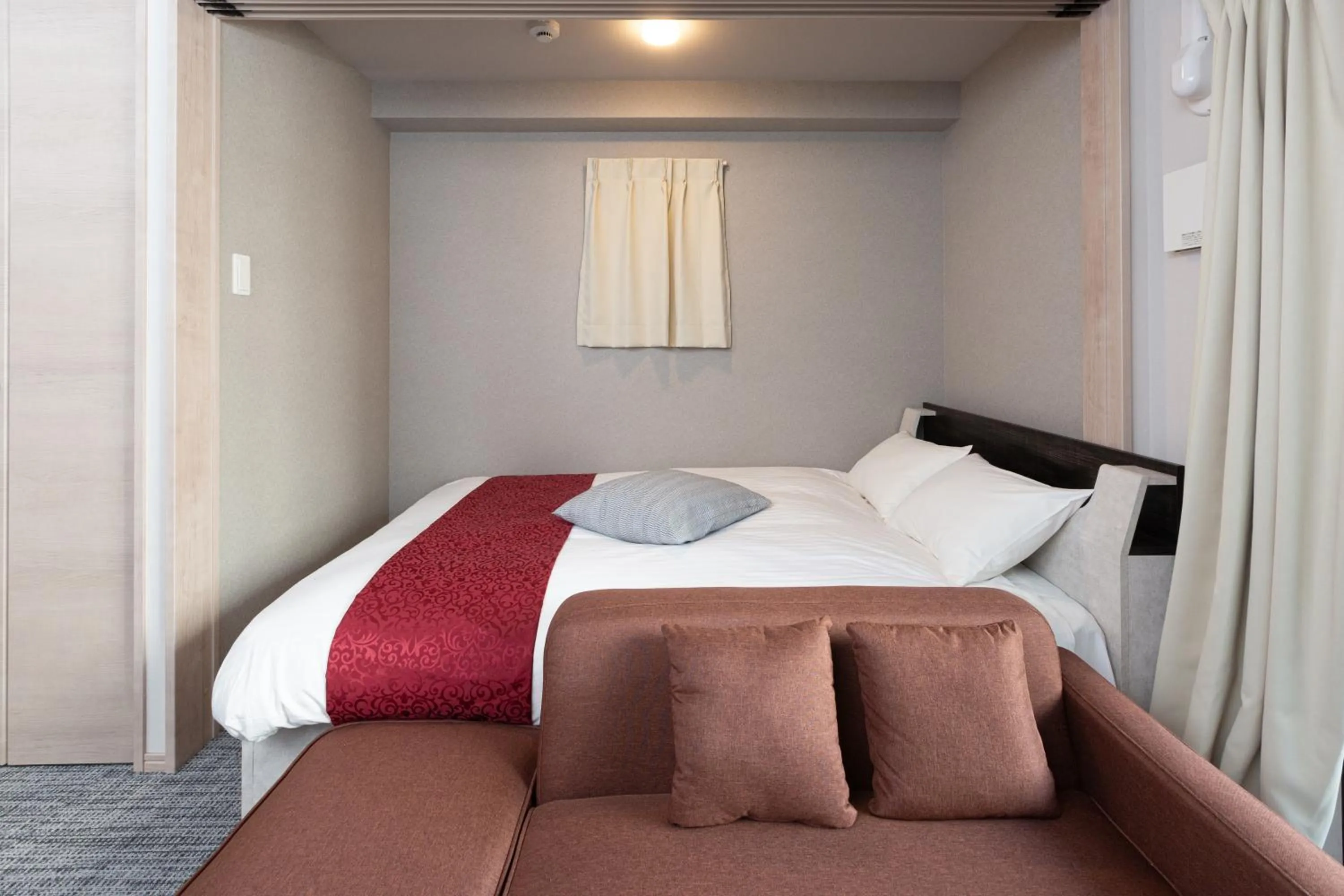 Bed in Residence Hotel Hakata Minoshima