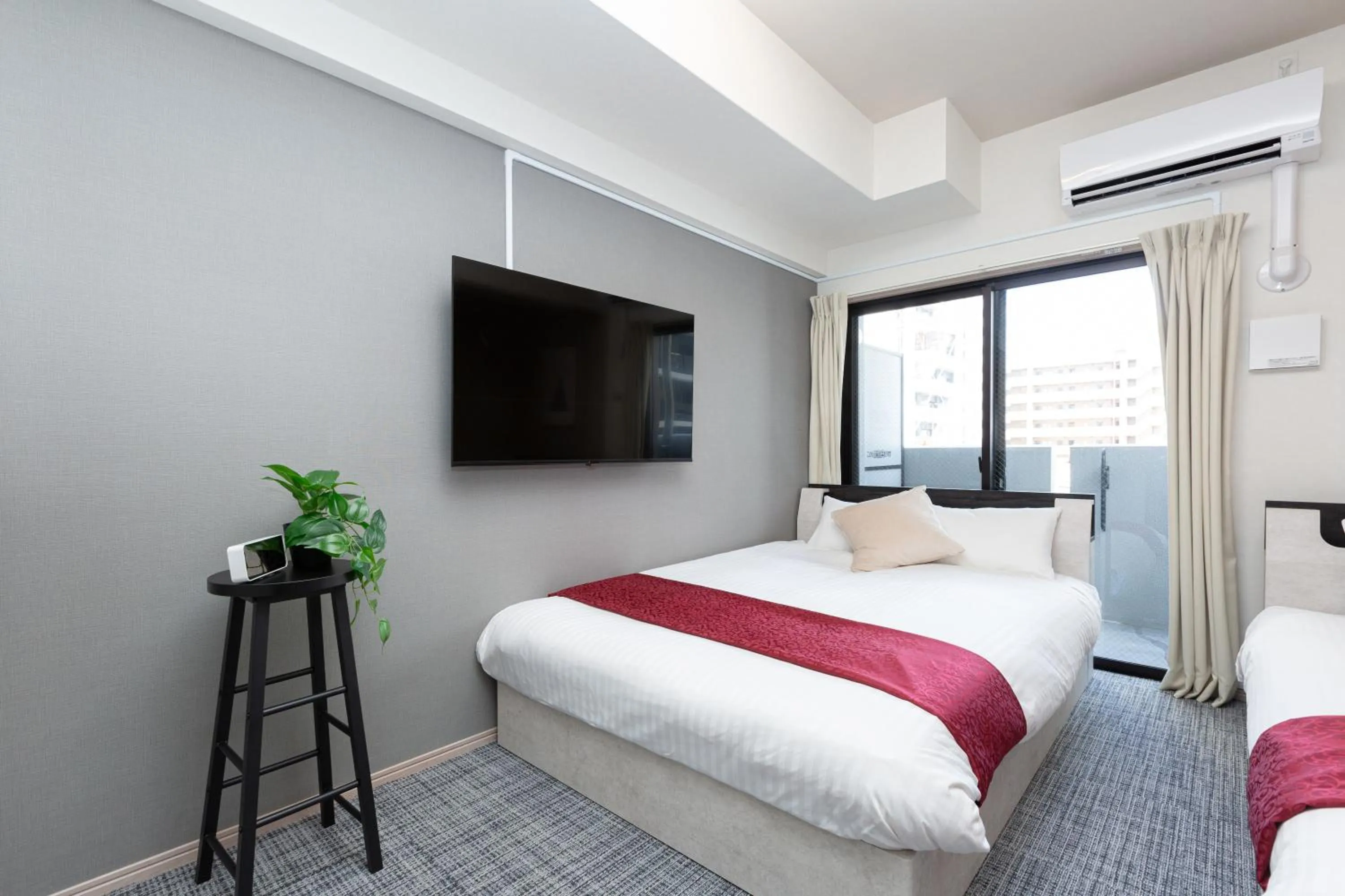 Bed in Residence Hotel Hakata Minoshima