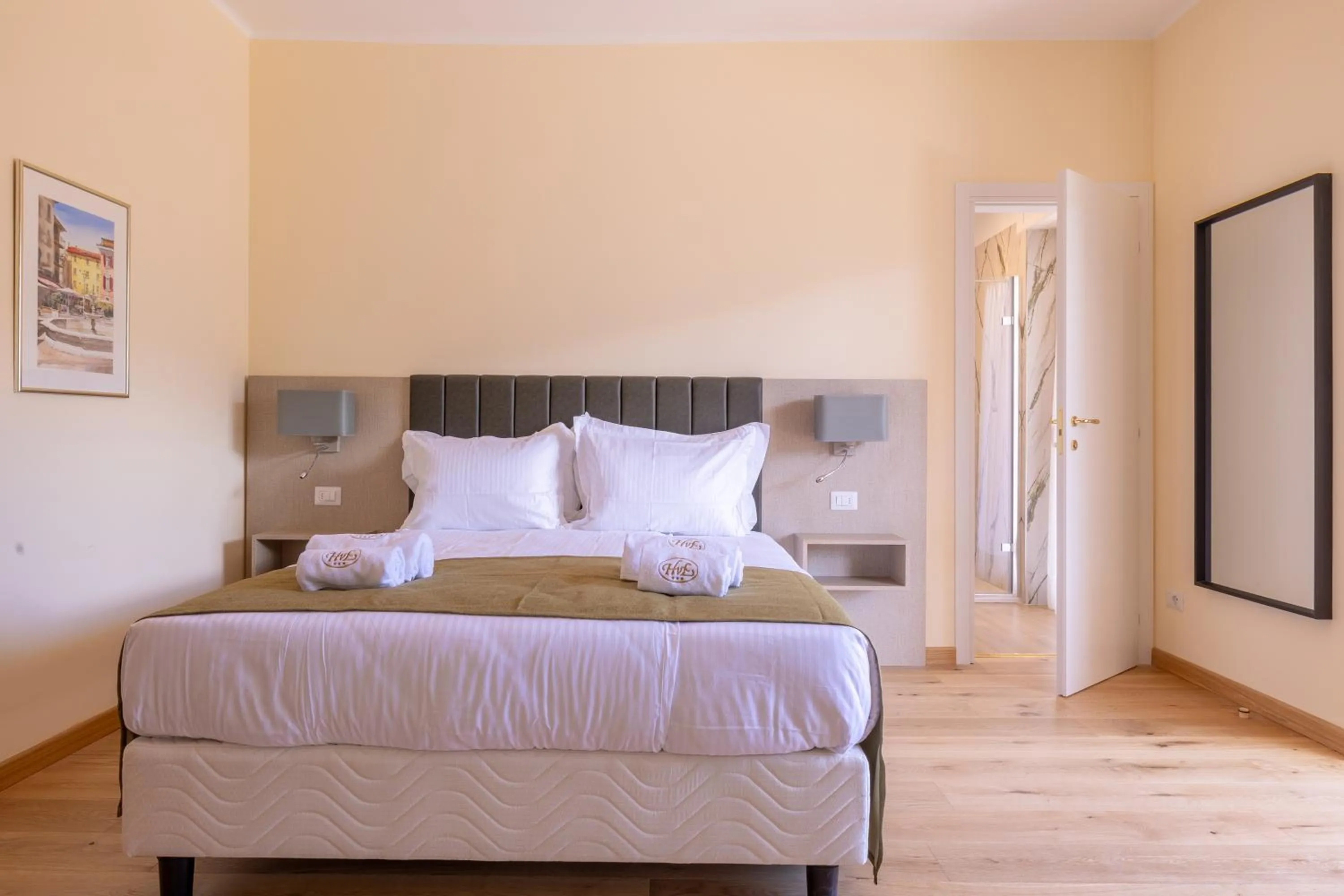 Bedroom, Bed in Albergo Villa Edy