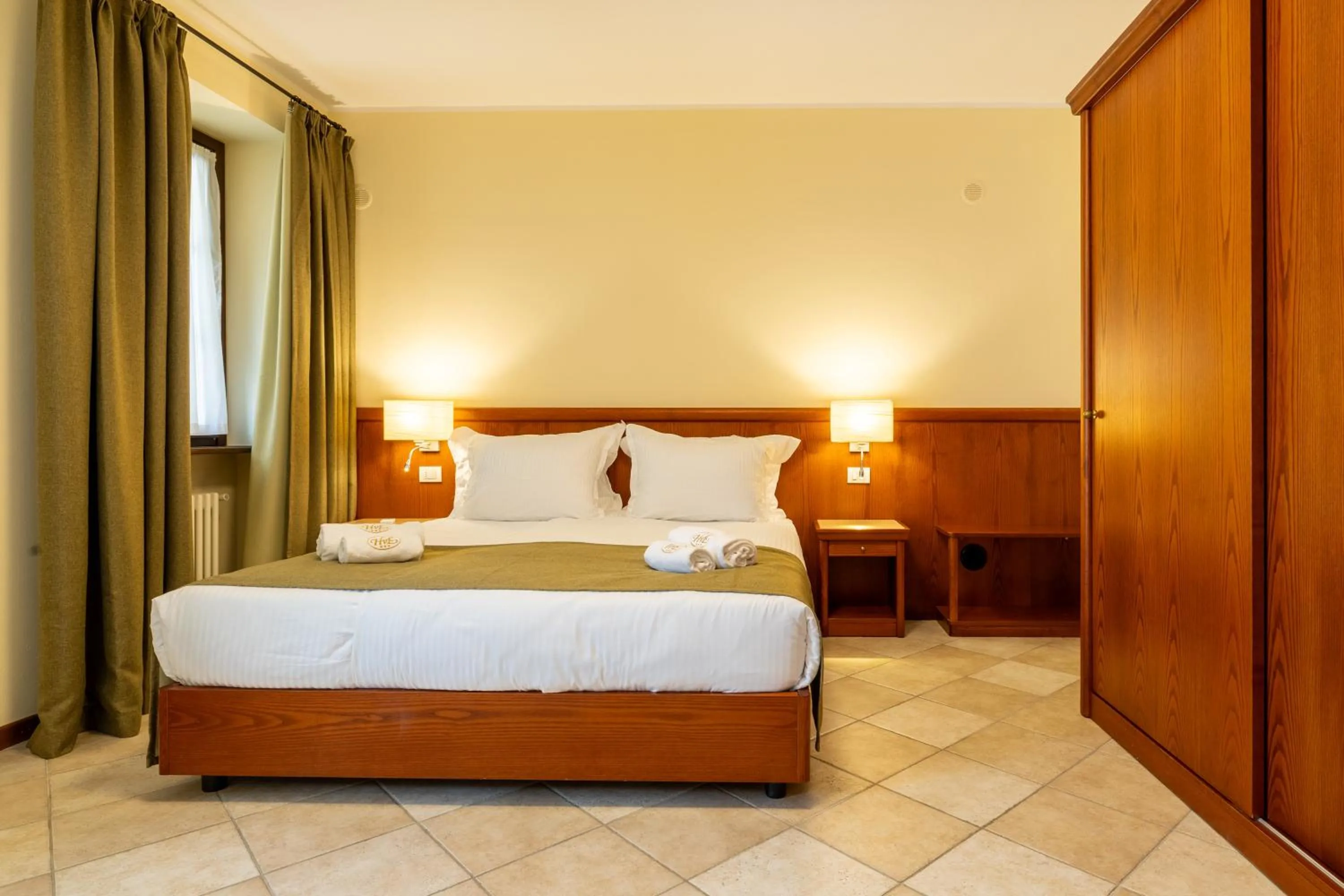 Bedroom, Bed in Albergo Villa Edy