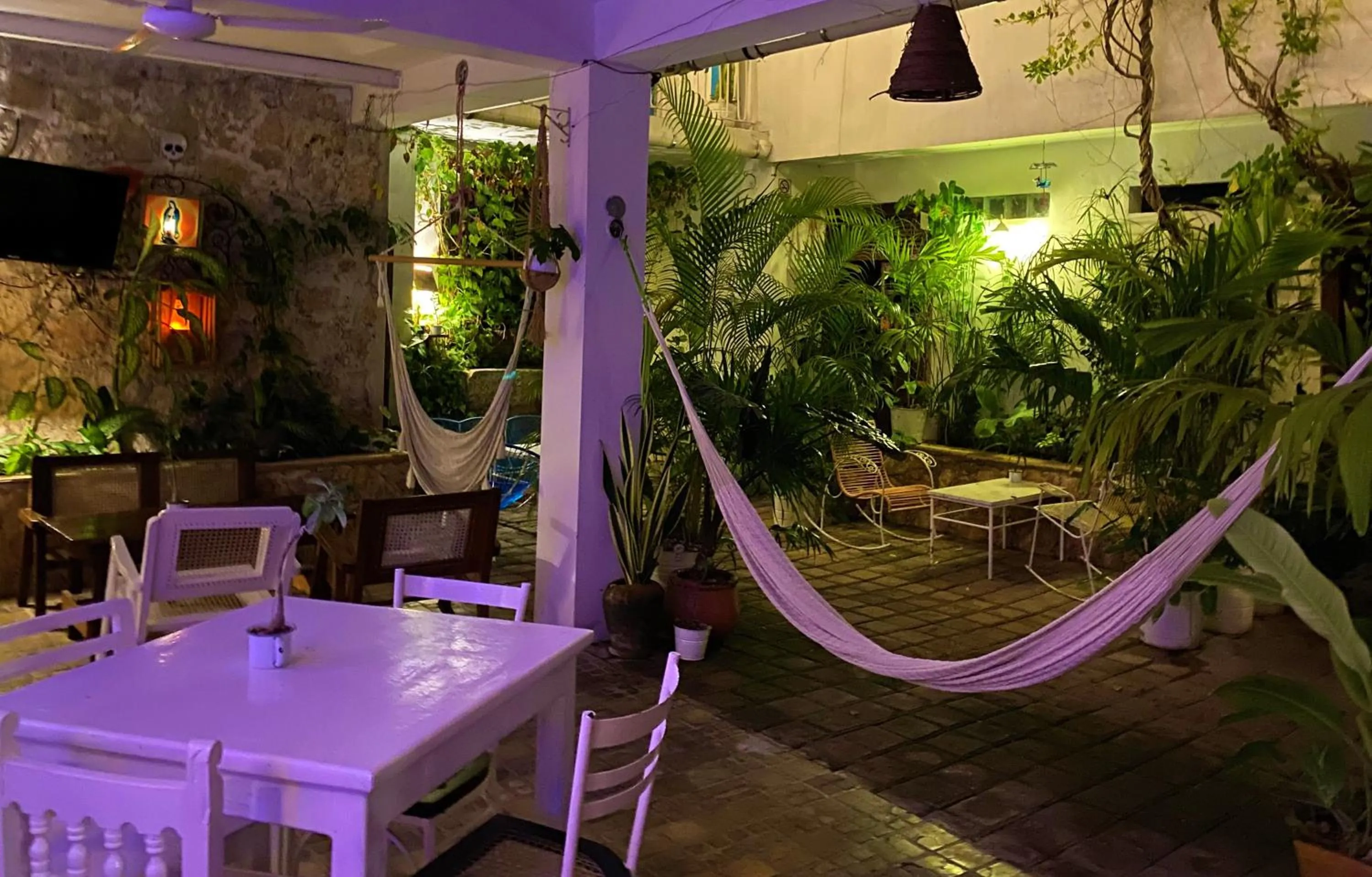 Patio in Hotel La Piazzetta