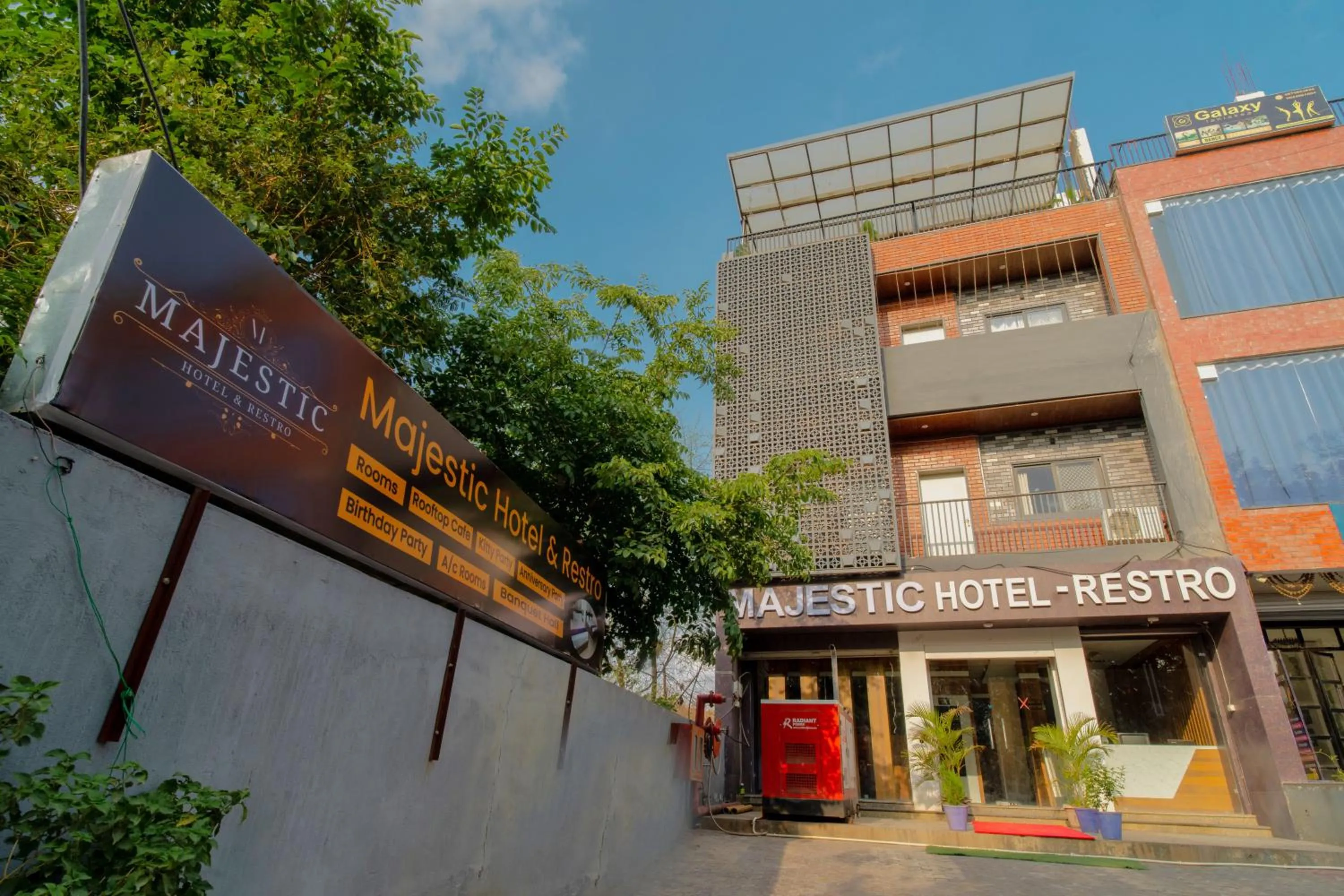 Property building in Majestic Hotel and Restro