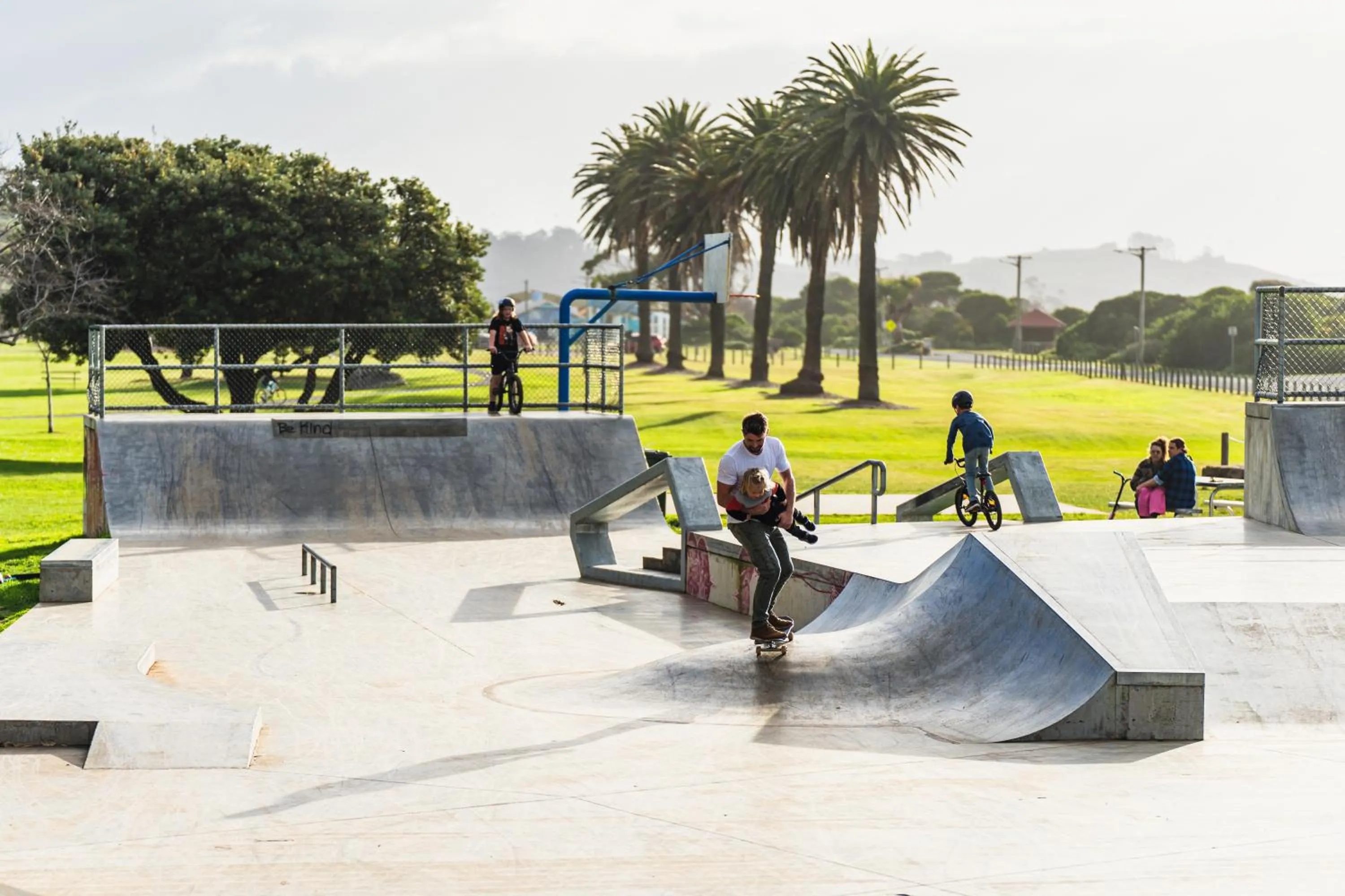 Children play ground in BIG4 Tassie Getaway Park Ulverstone