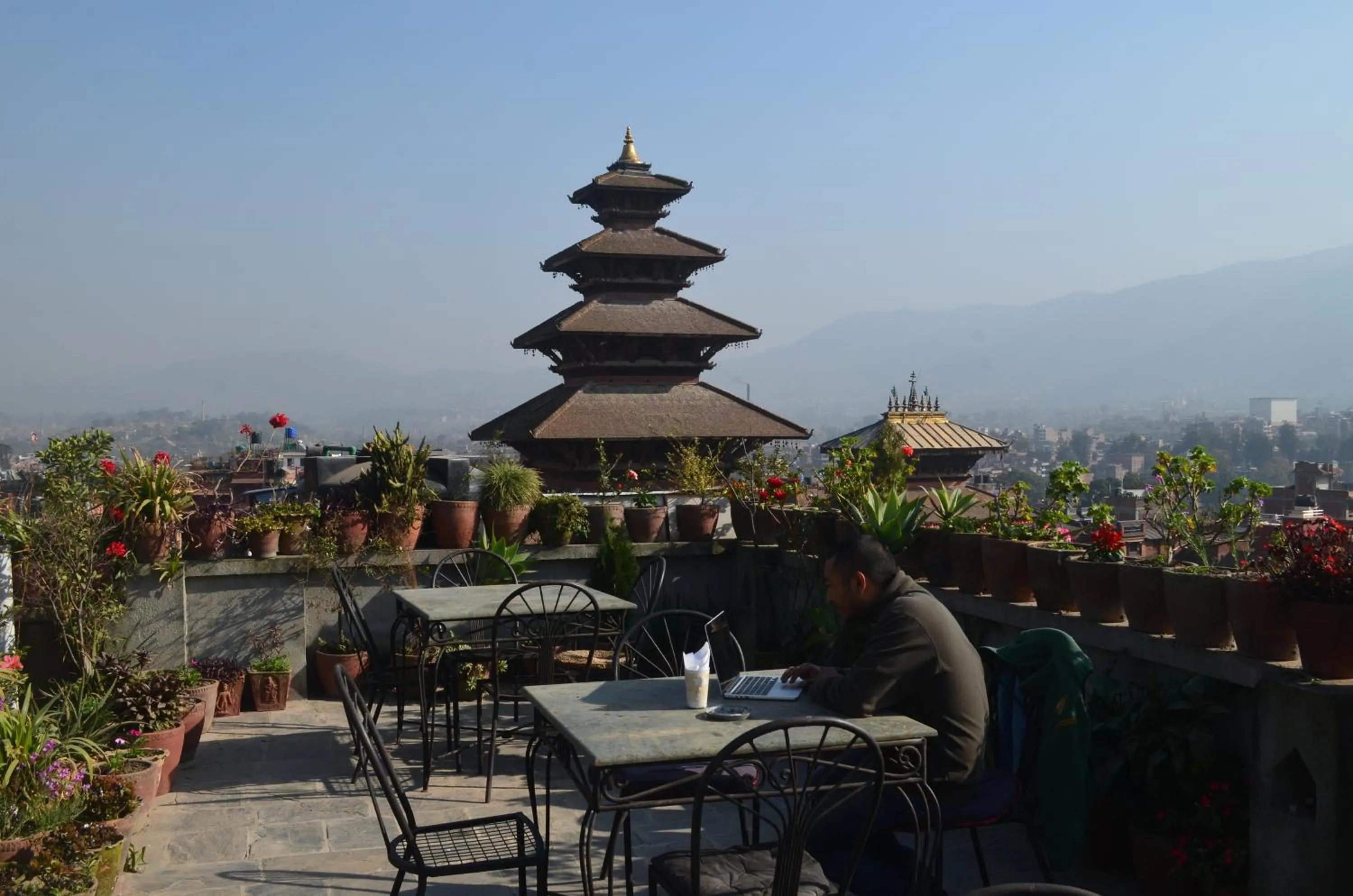 Patio in Golden Gate Guest House