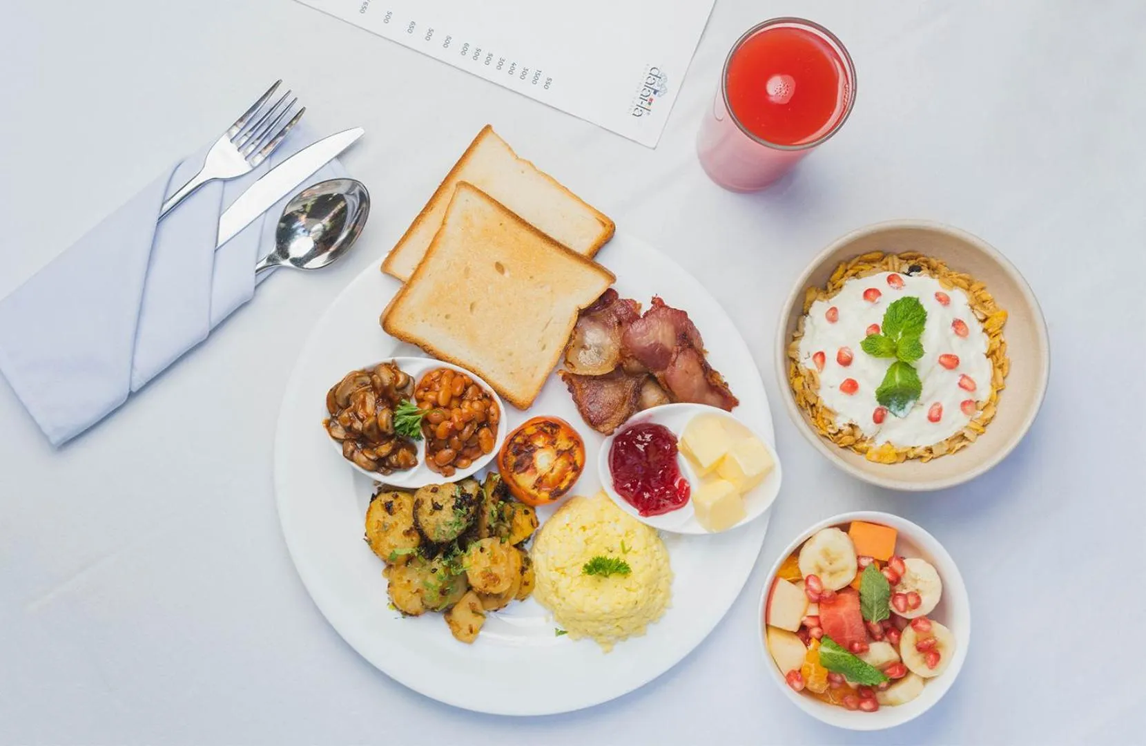 Food and drinks in Dalai-La Boutique Hotel