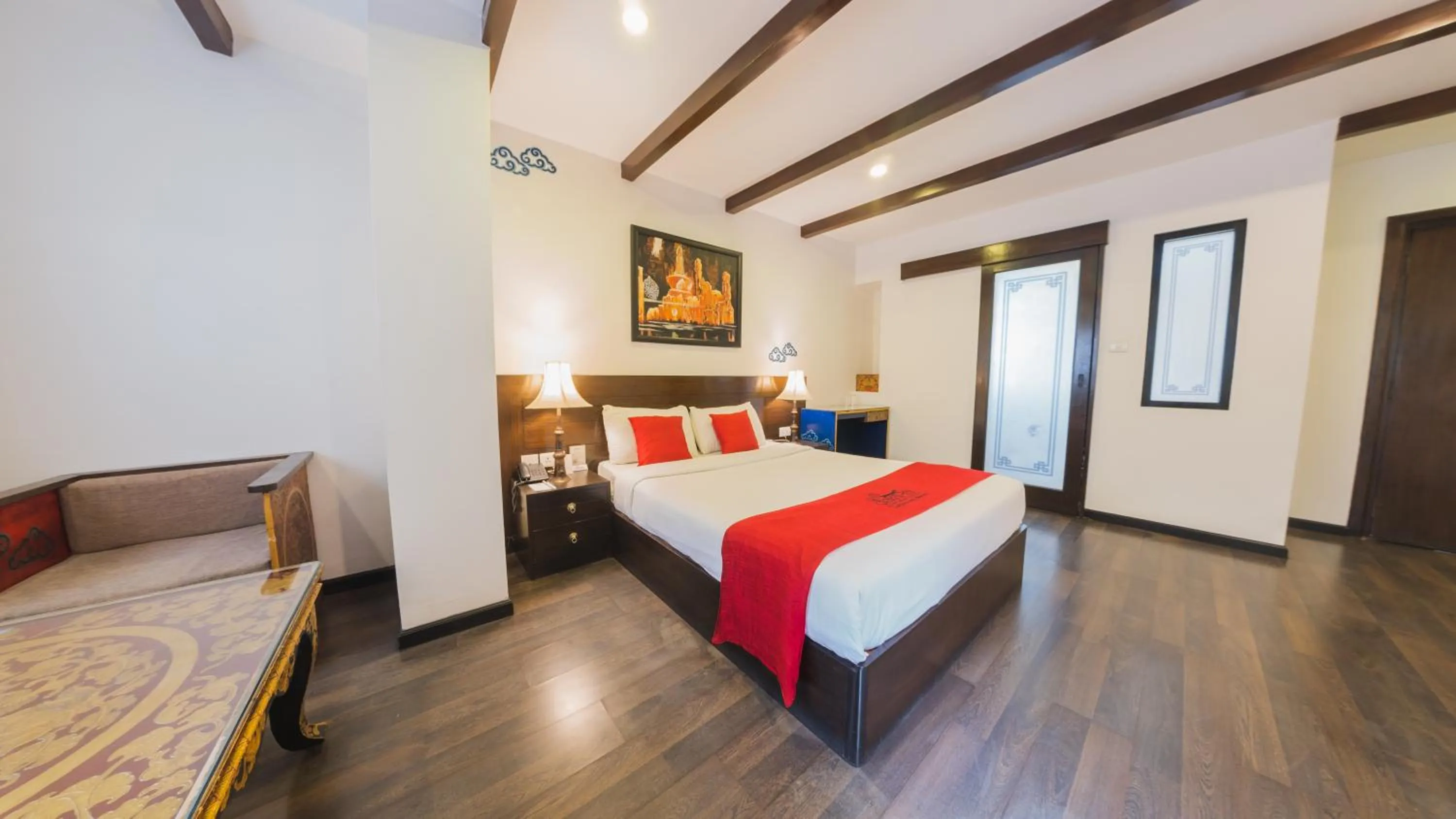 Bed in Dalai-La Boutique Hotel