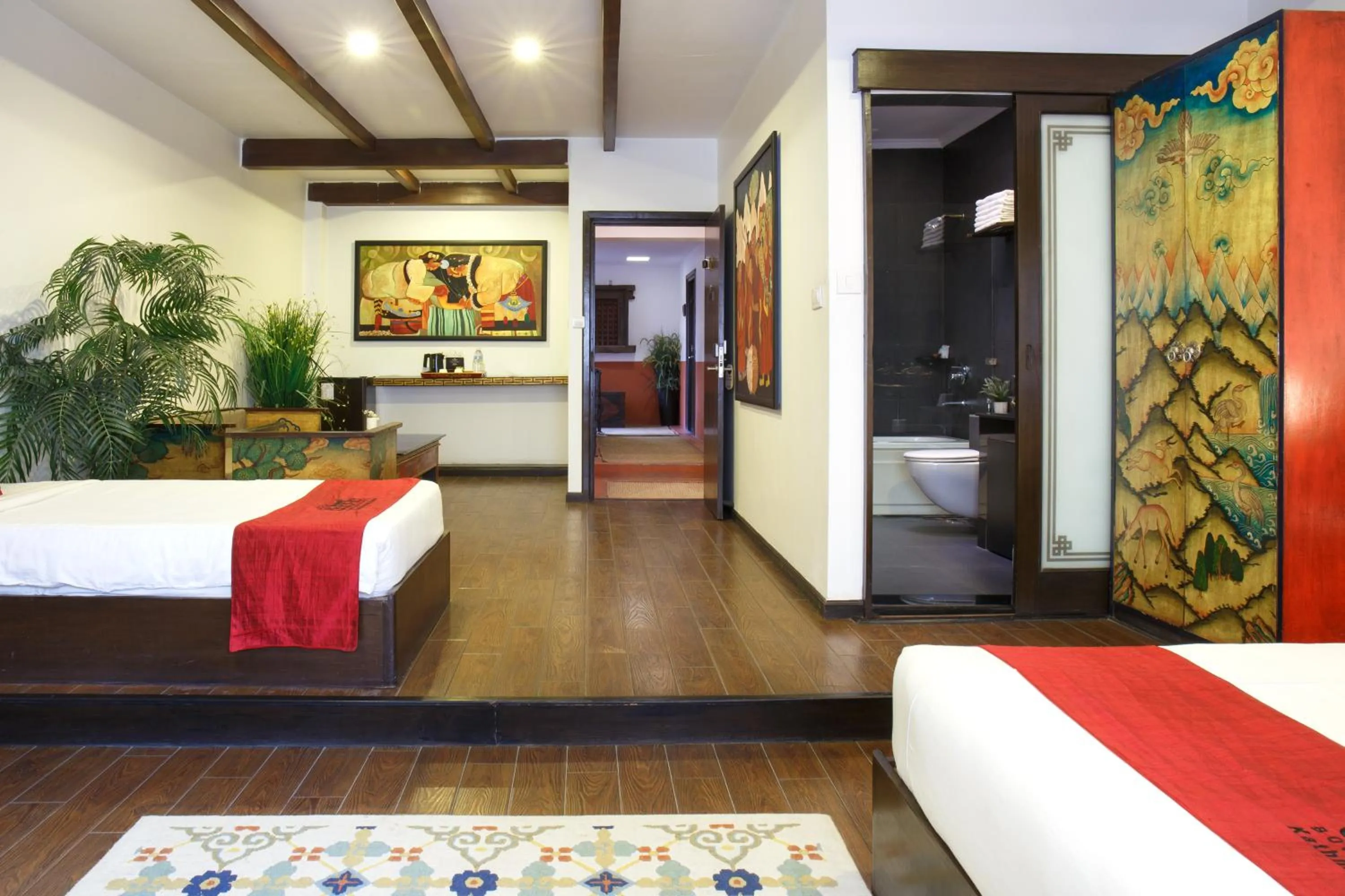 Bed in Dalai-La Boutique Hotel