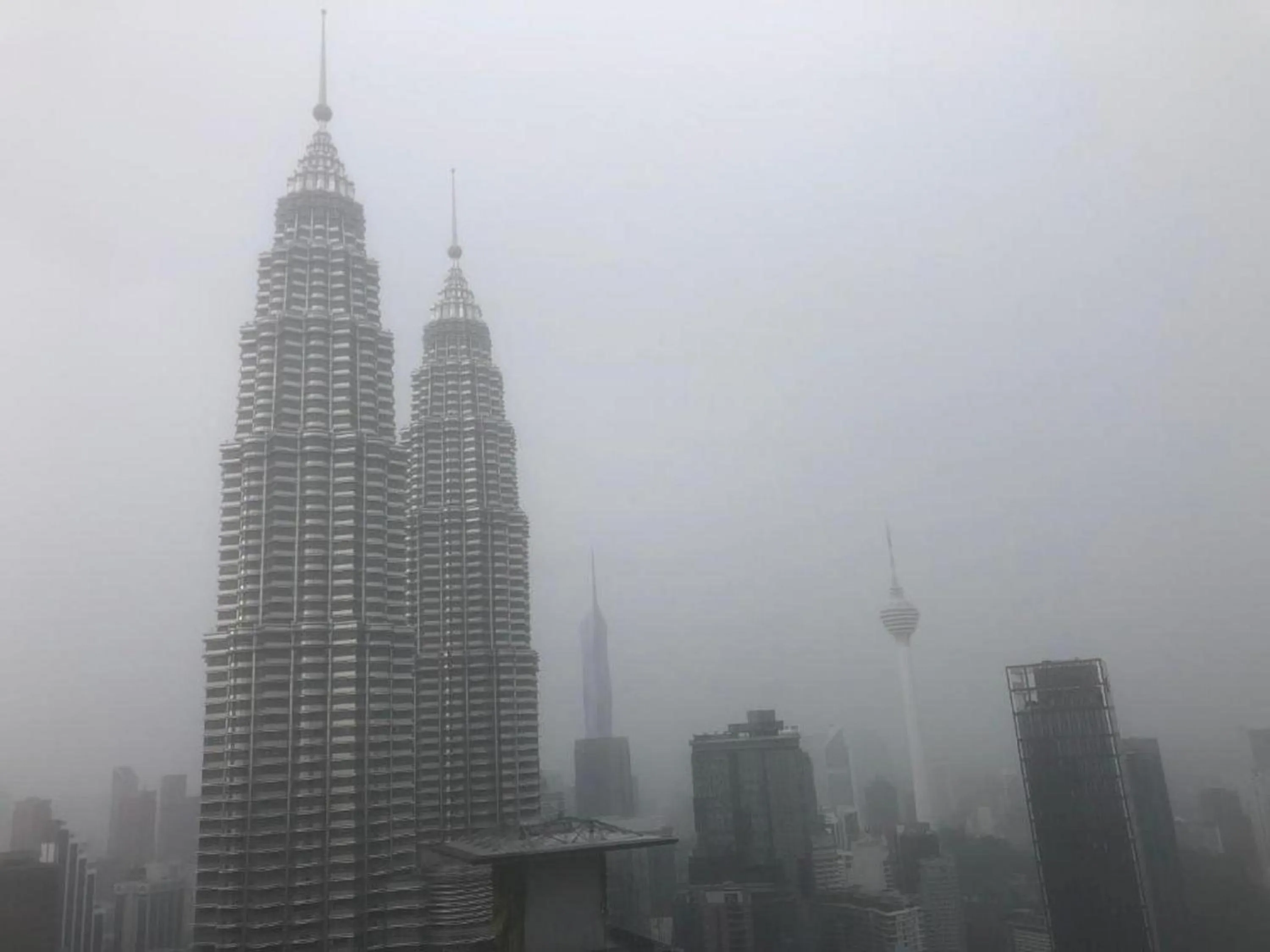 City view in Kl urban suite times Square