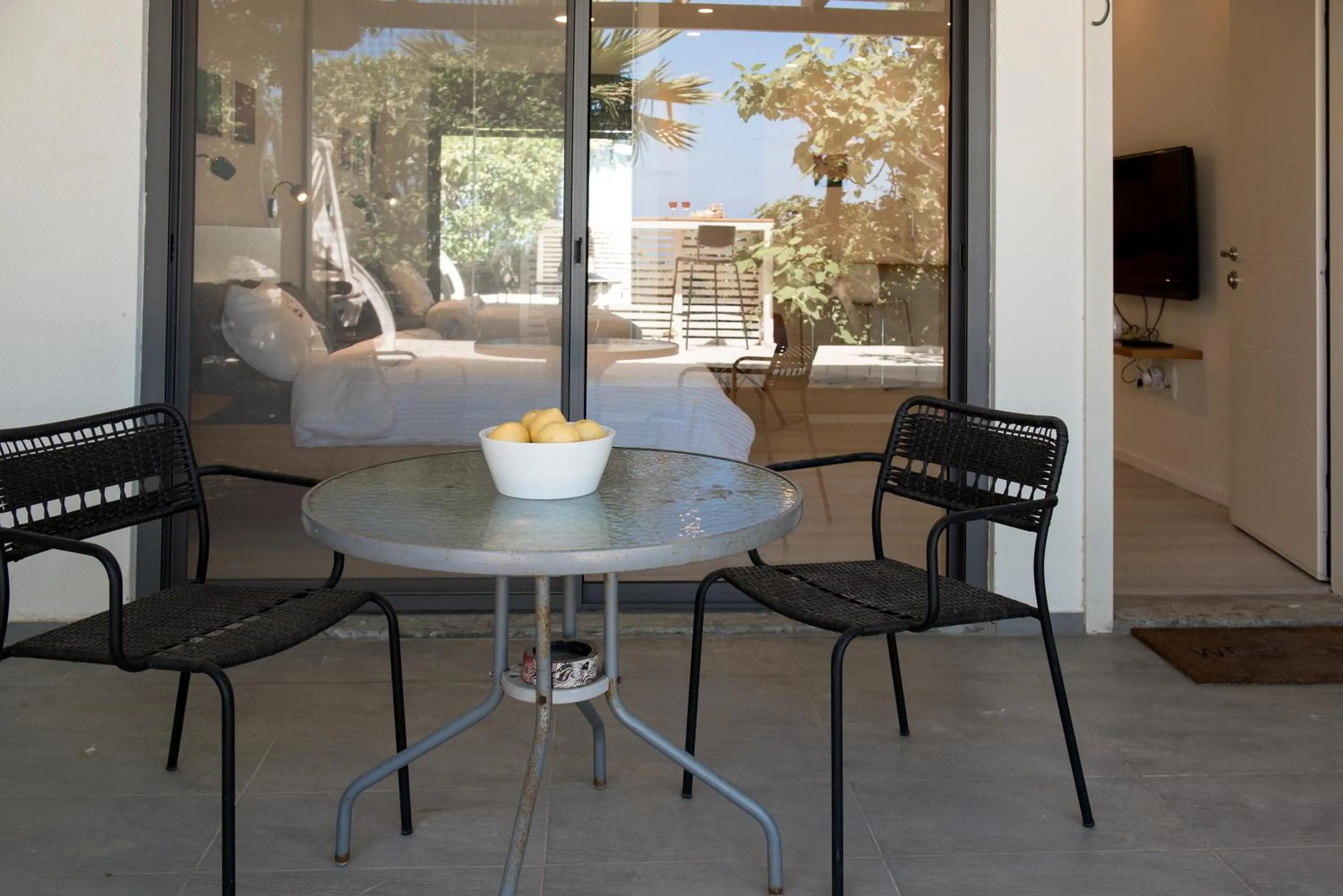 Balcony/Terrace in Wallenberg Oasis Apartments Haifa