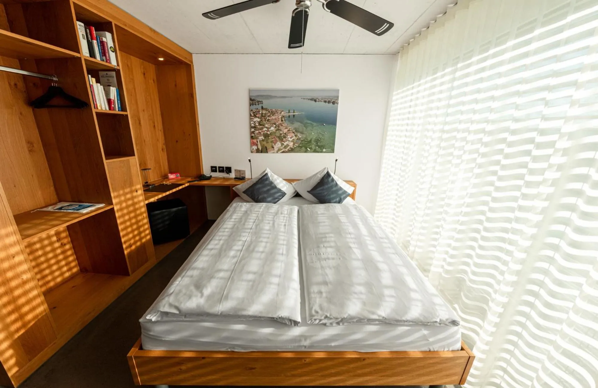 Bed in Hotel Frauenfeld