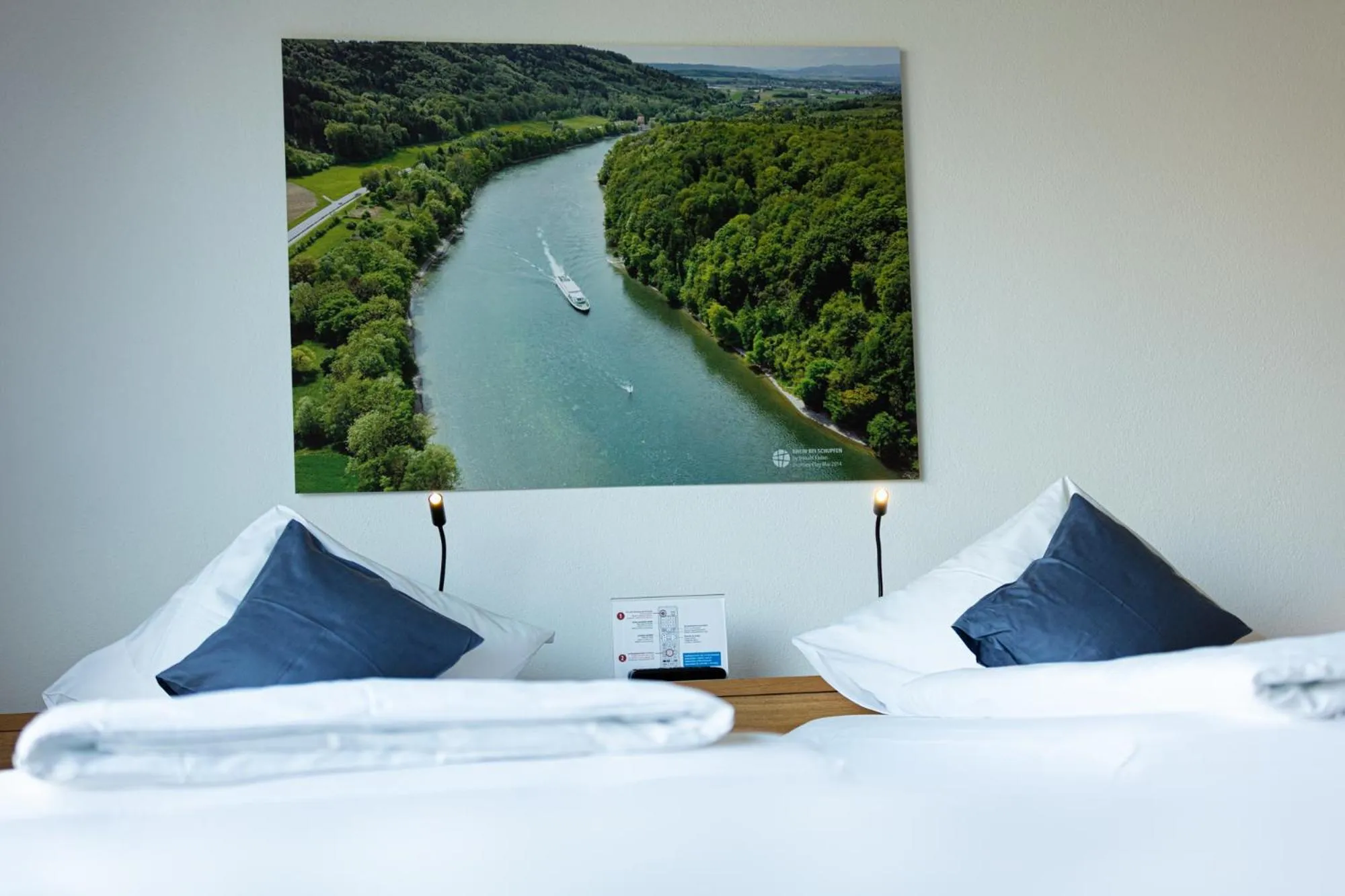 Bed in Hotel Frauenfeld