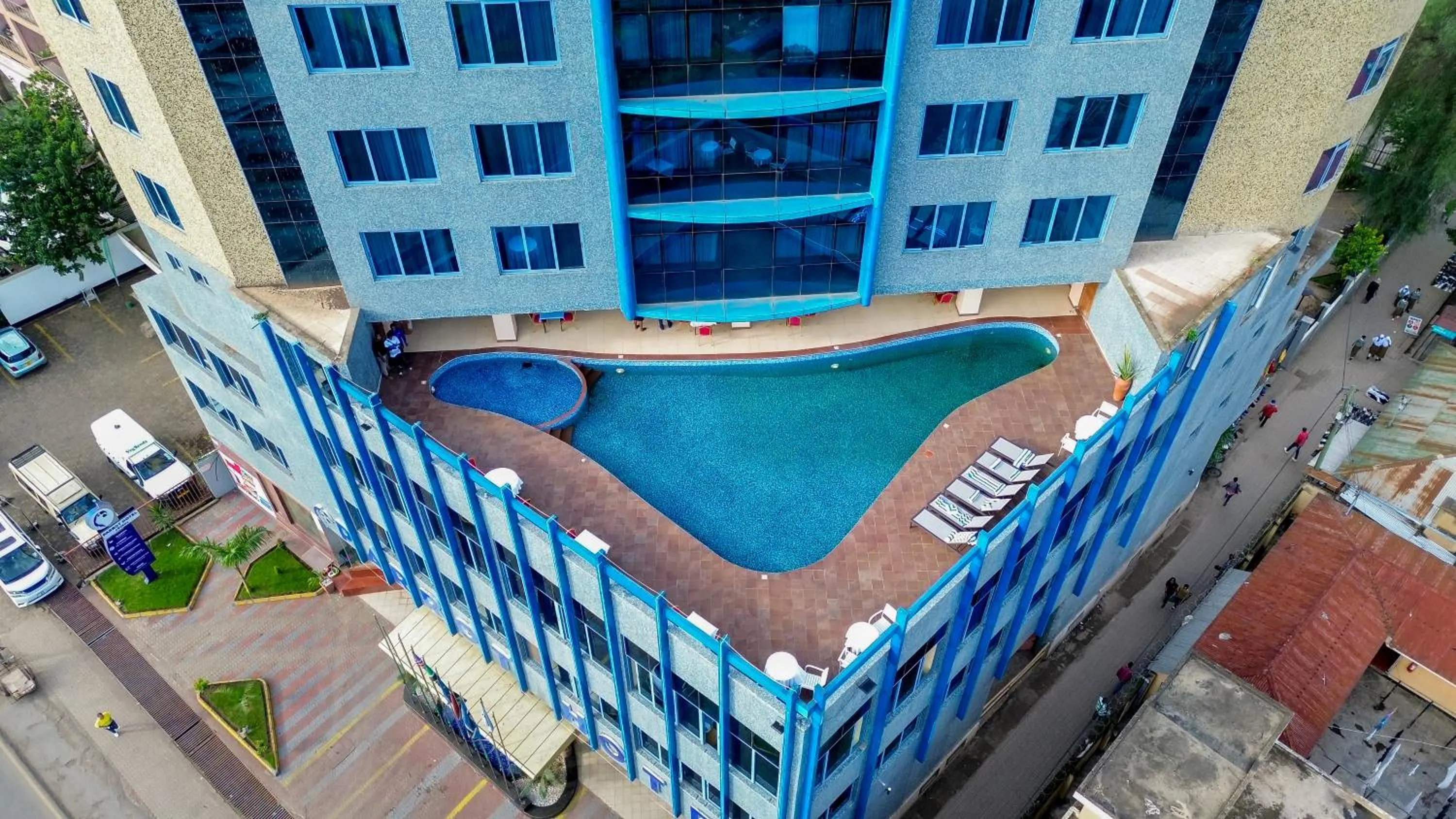 Property building in Parrot Hotel Arusha